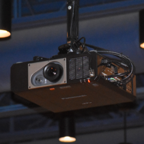 Picture of the auditorium projector