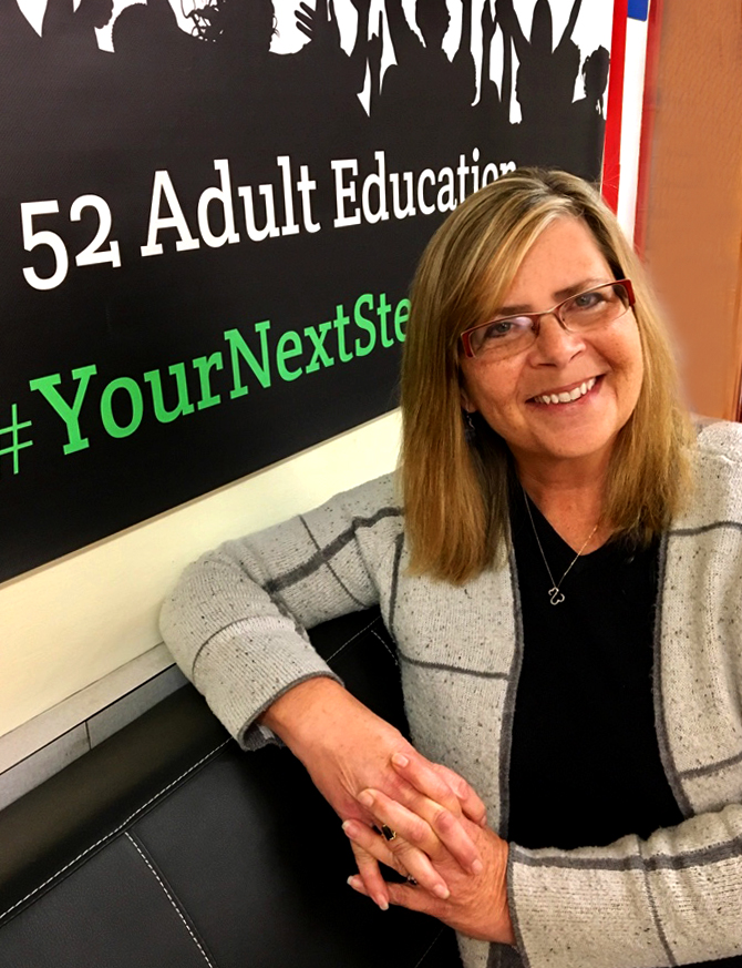 Adult Ed director Razell Ward