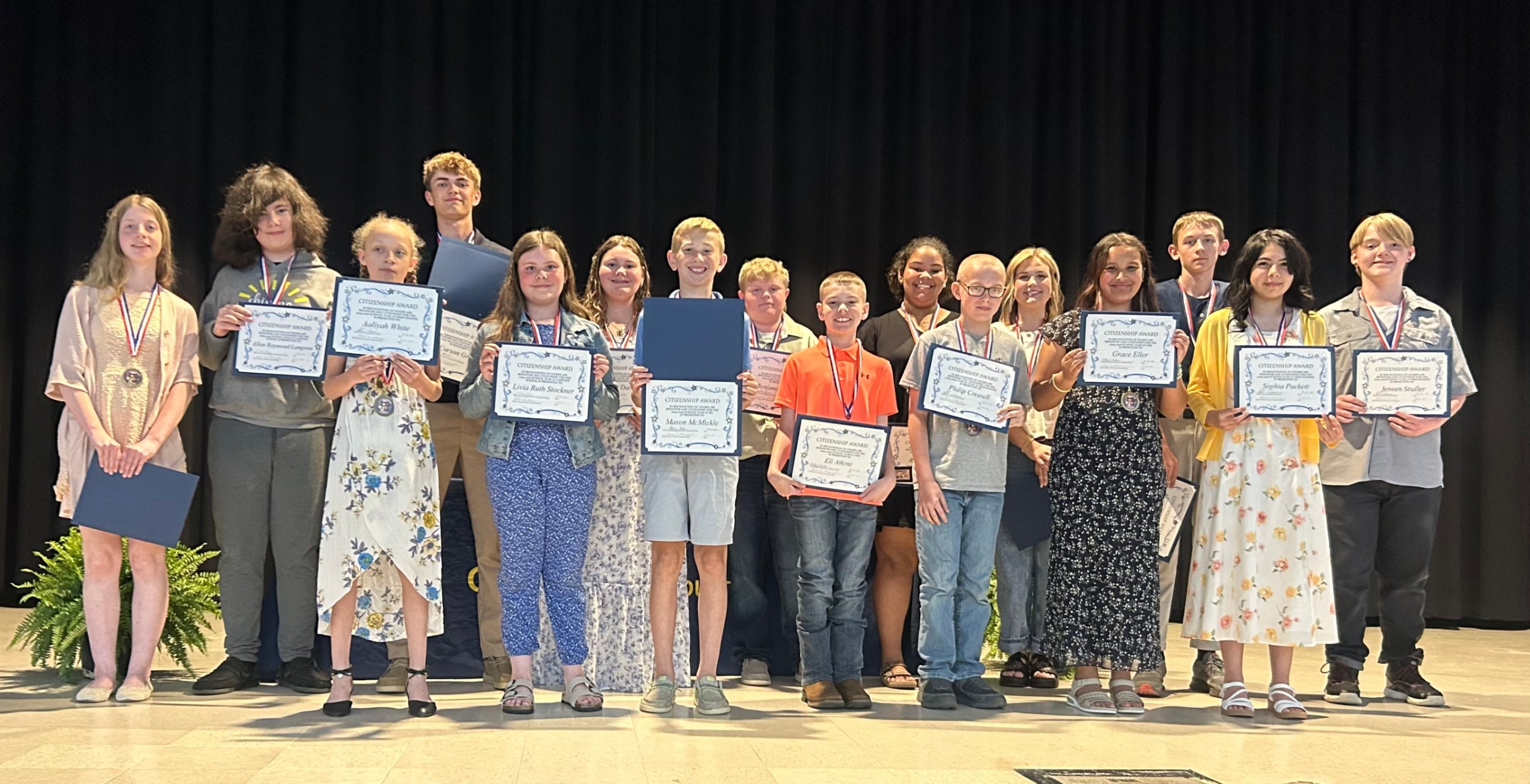 Character Ed Winners