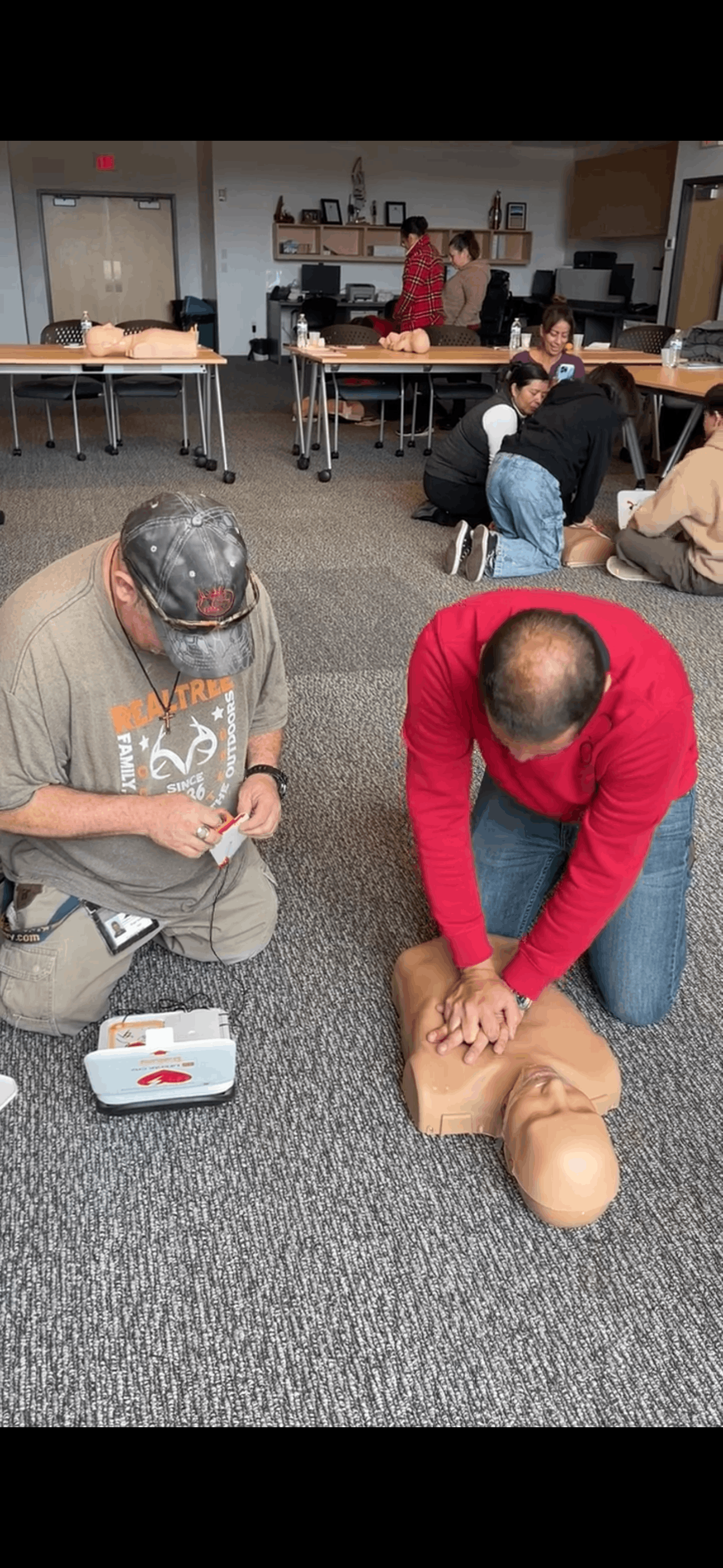 CPR Training - Roger & Diego