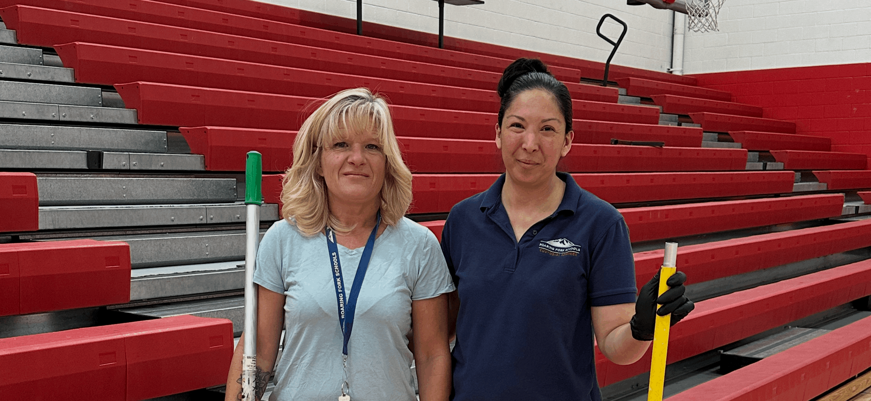 Head Custodian - Wendy, Night Custodian - Karla