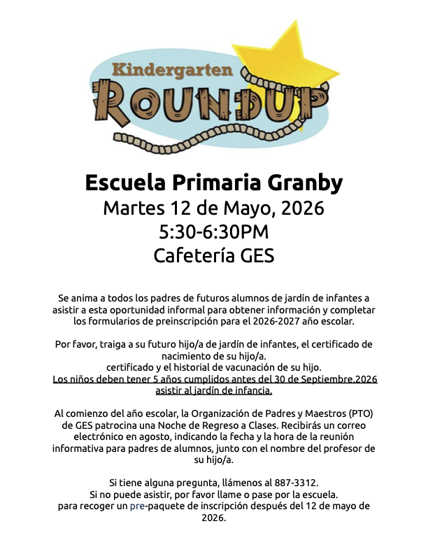 Jornada de Inscripción para el Jardín de Infantes 2026/27