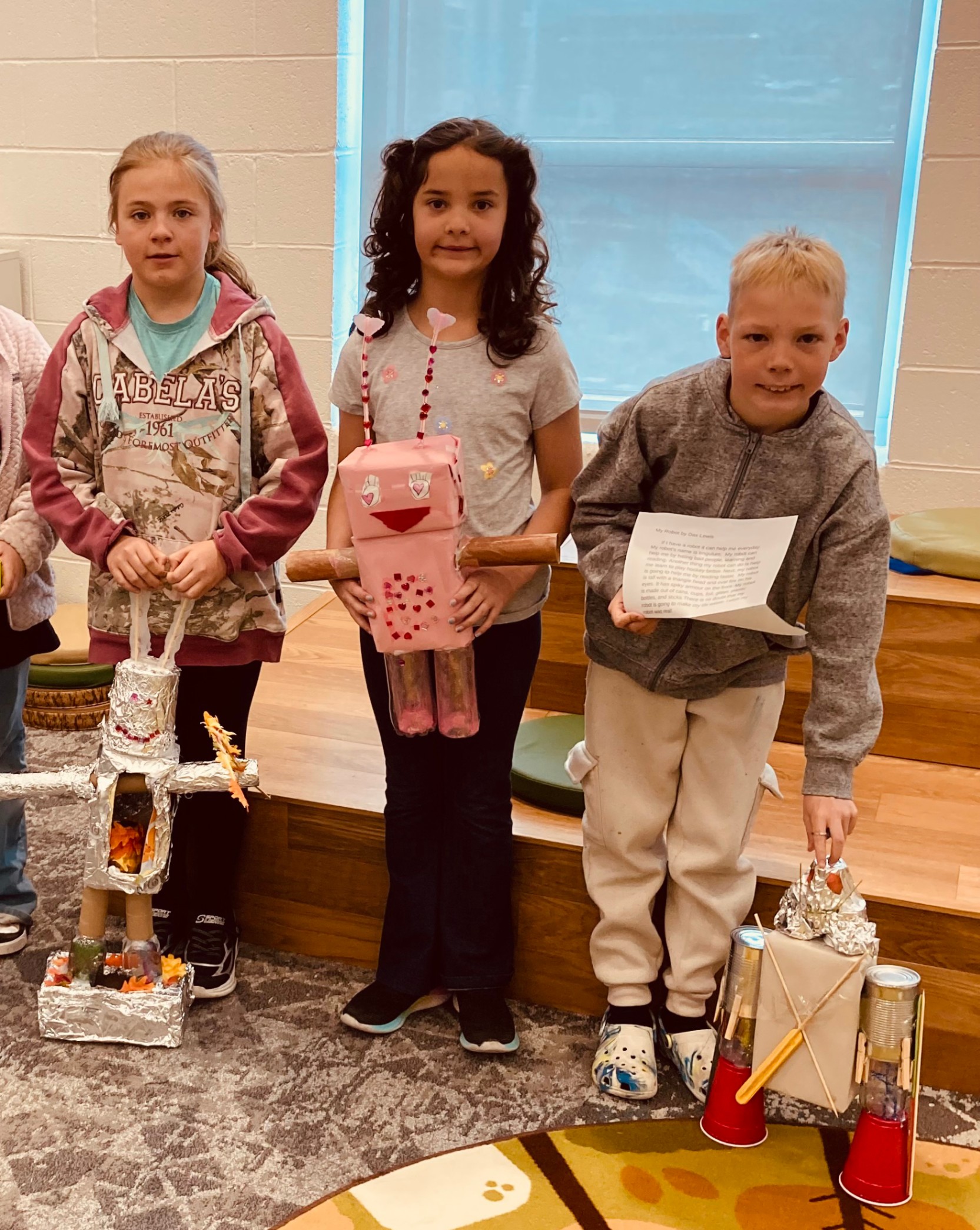 3rd Graders Making Robots