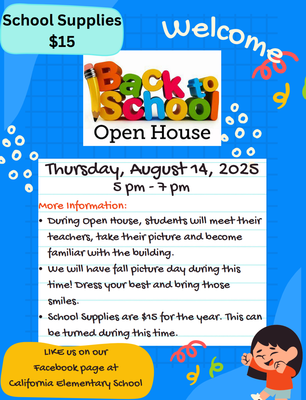 Elementary school open house