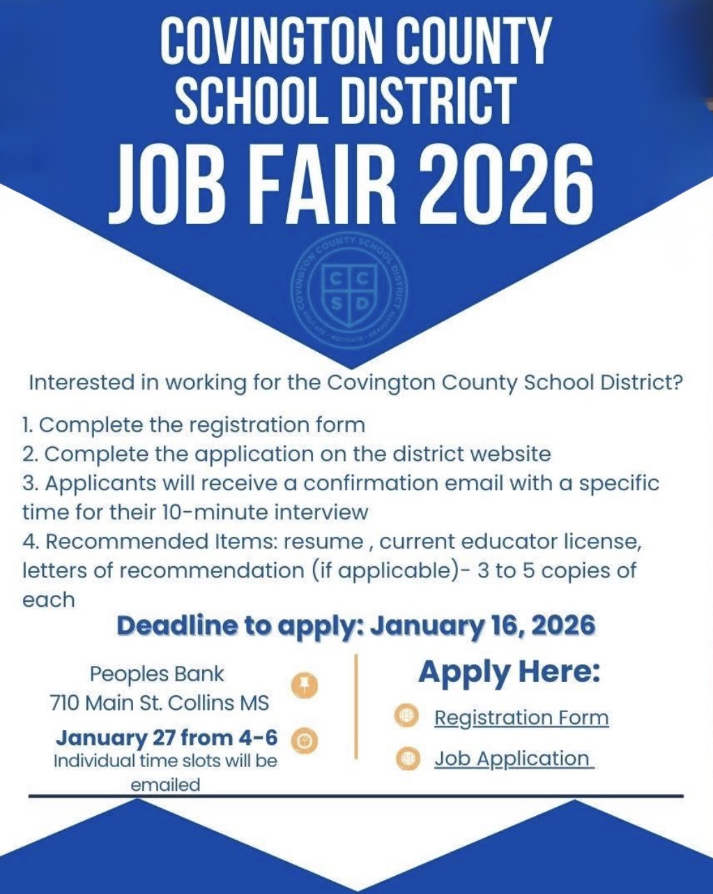 Covington County School District Job Fair 2026 