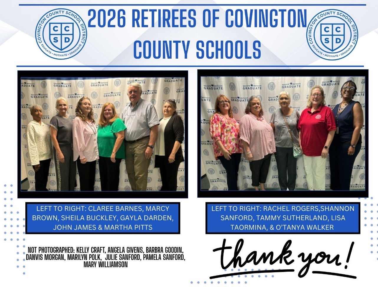 2026 Retirees