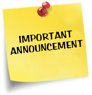 Important Announcement 