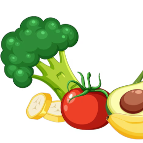 Cartoon vegetables