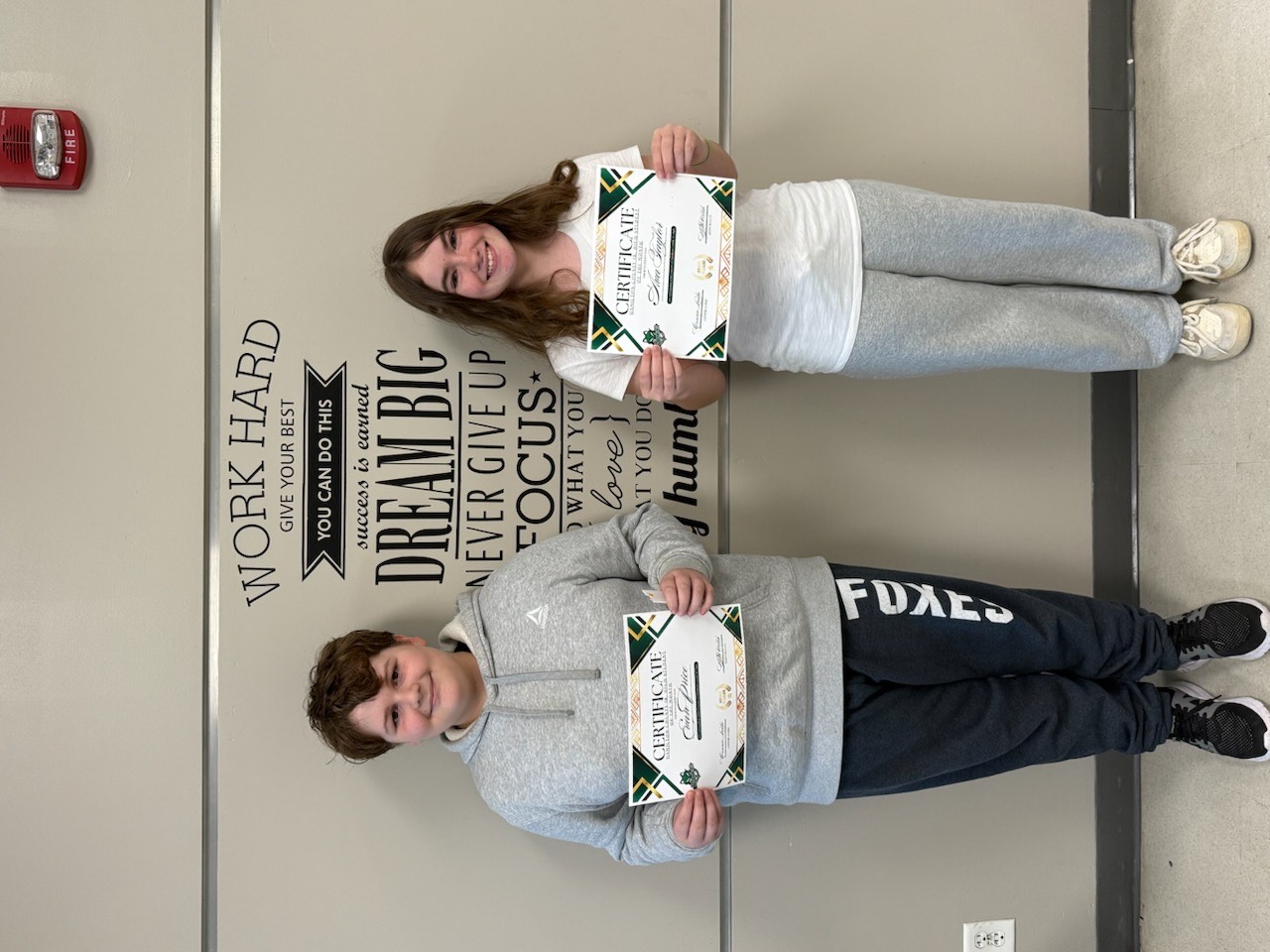 October 2025 Students of the Month