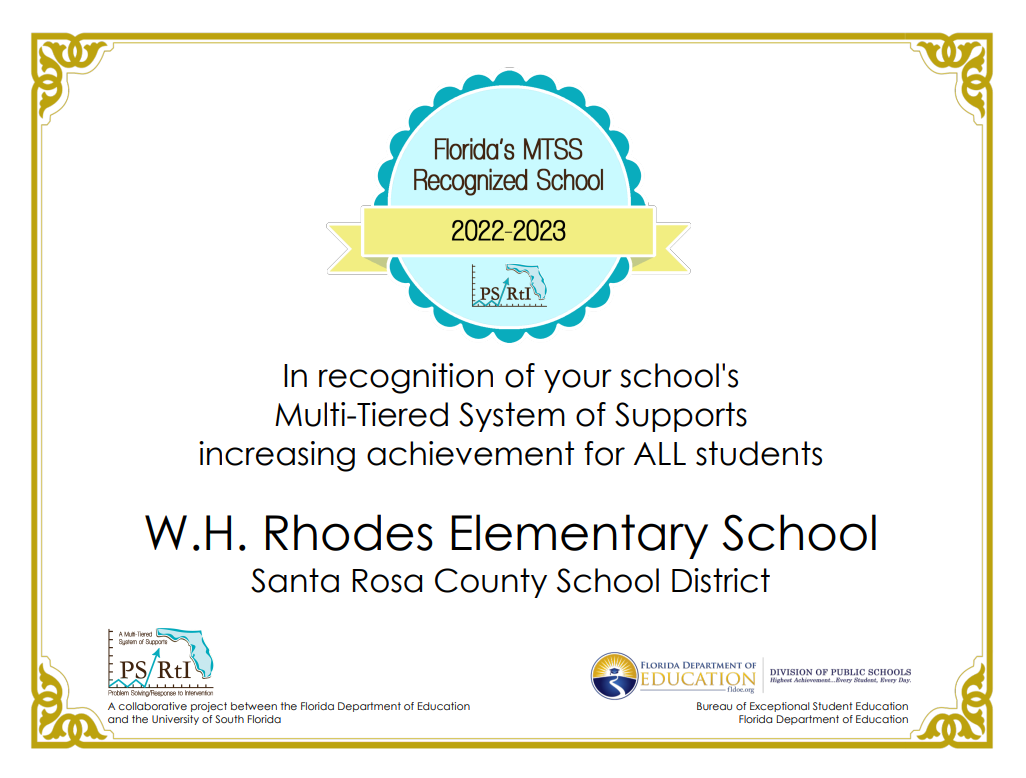 Home - W. H. Rhodes Elementary School