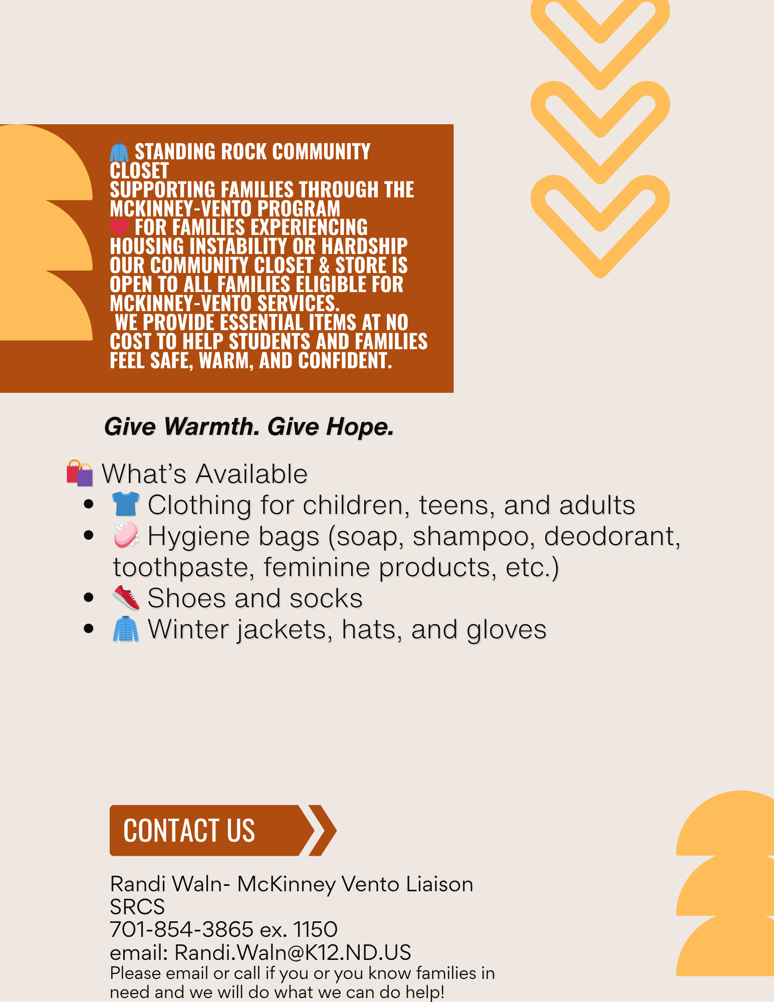 Community Closet Flyer