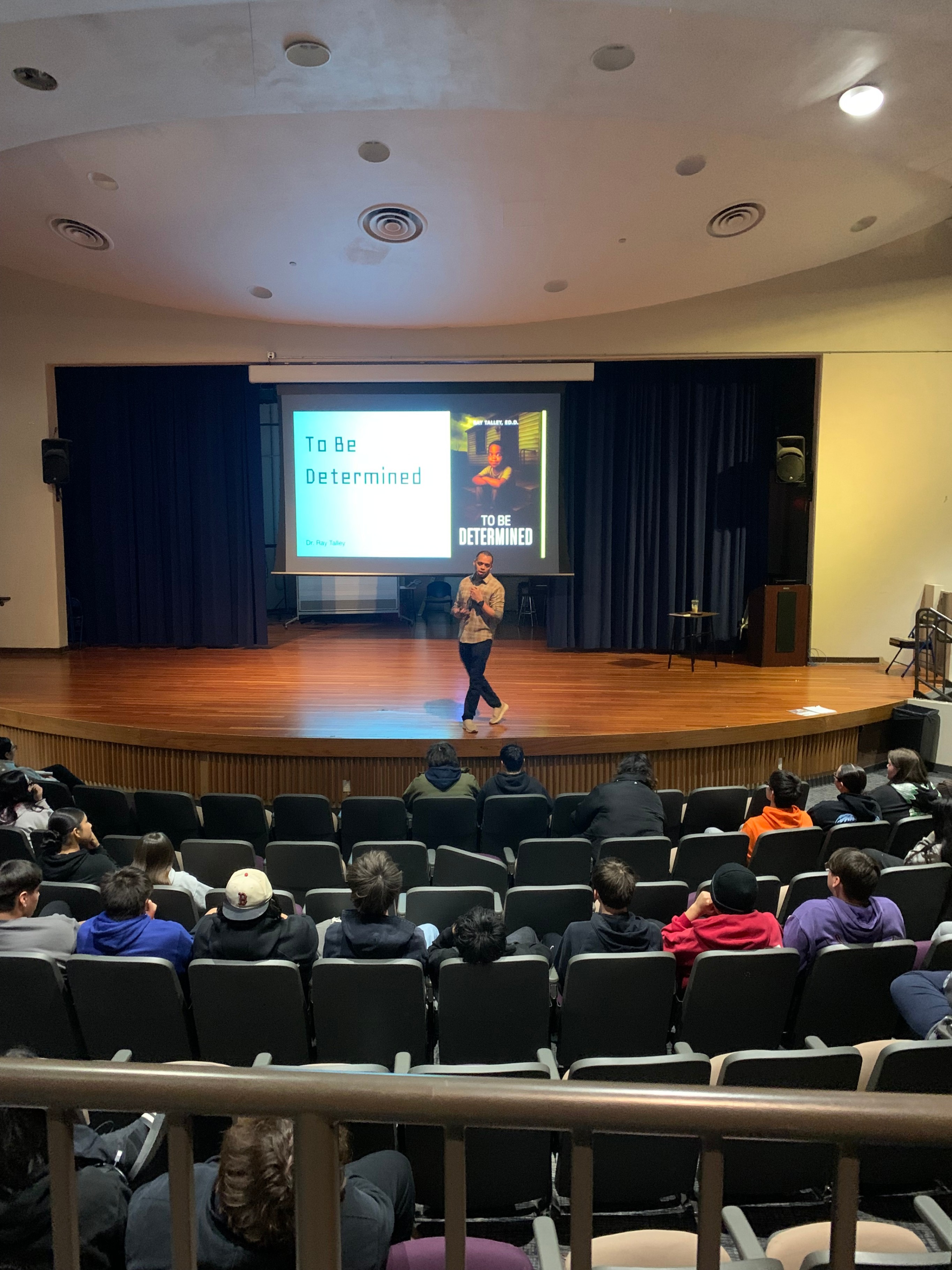 Dr Ray Talley visits SRCHS