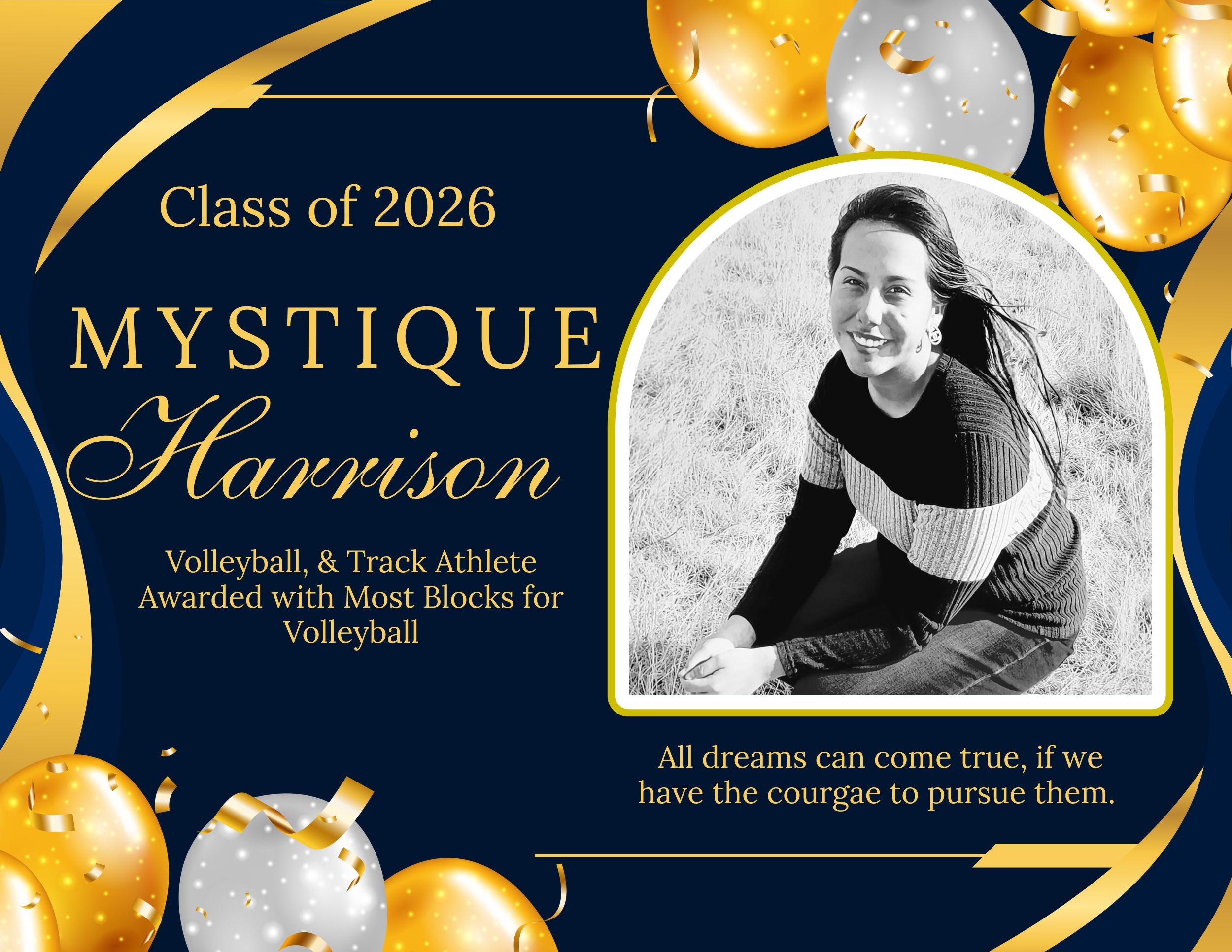 Senior Spotlight: Mystique Harrison