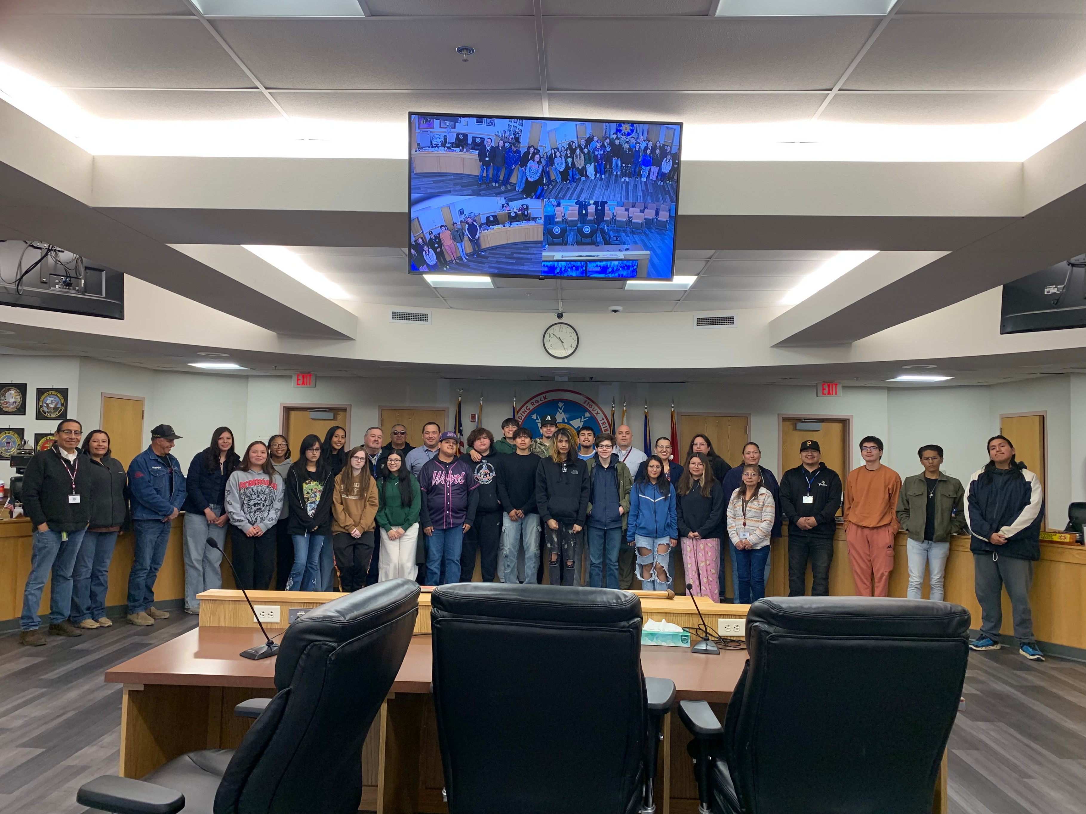 SR Seniors visit Tribal Council