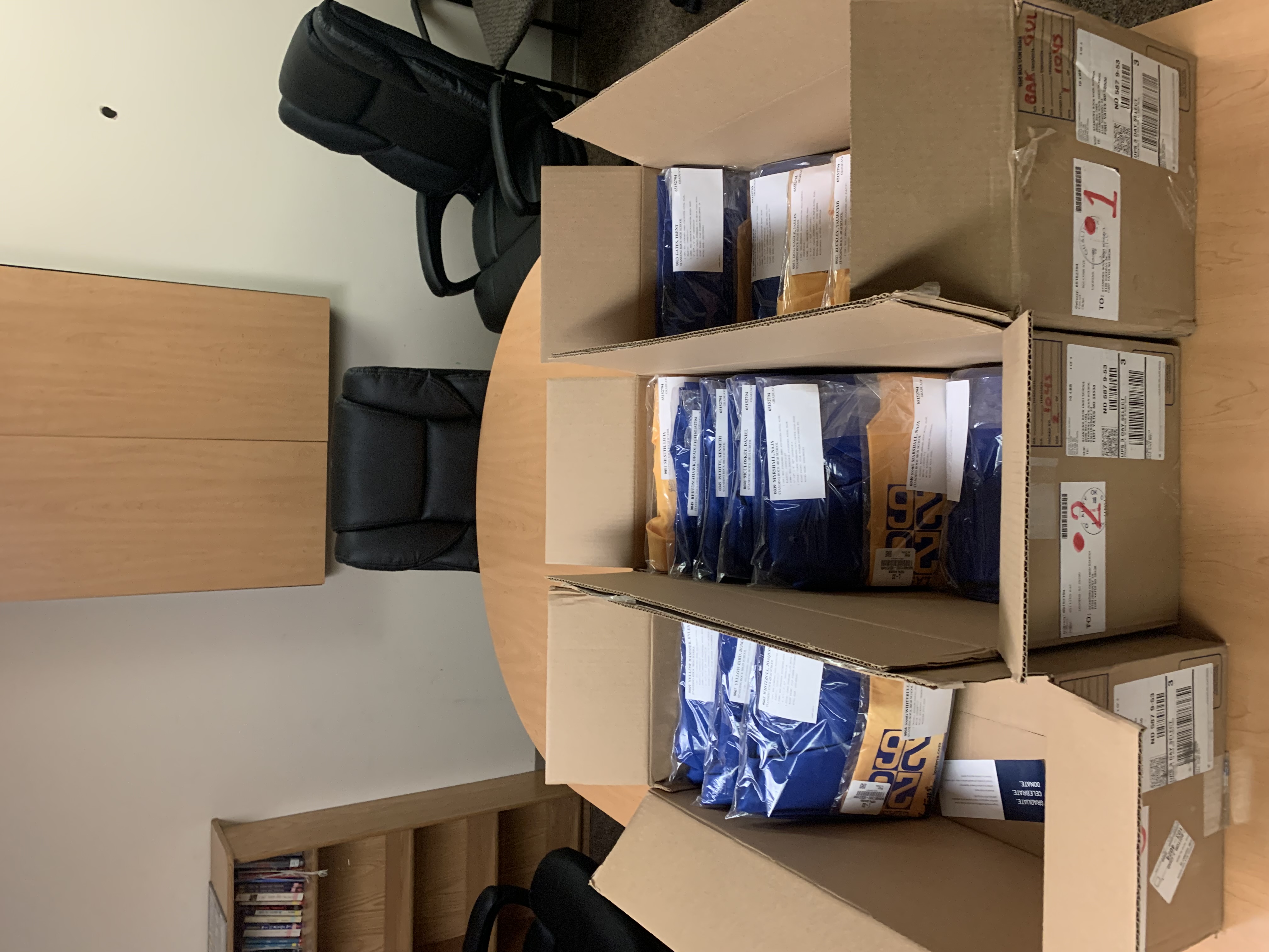 Senior caps and gowns