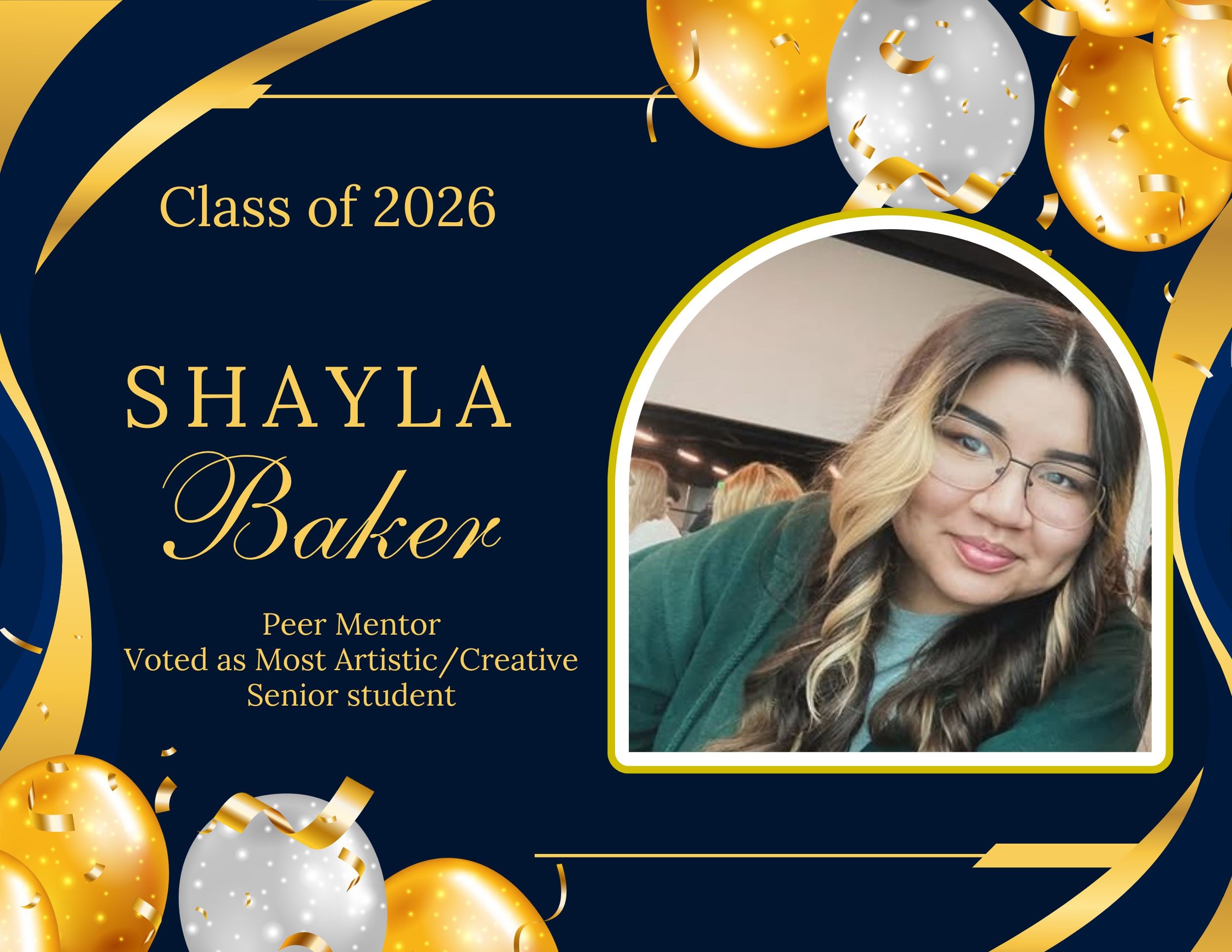 Senior Spotlight: Shayla Baker