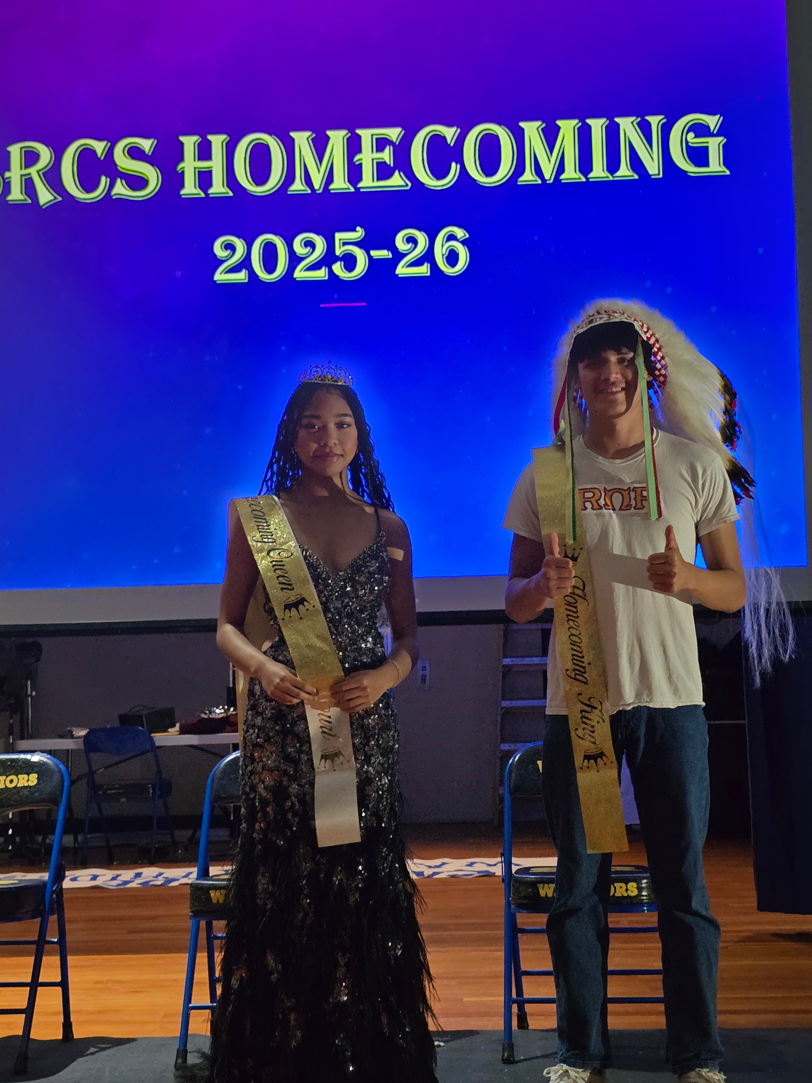 Standing Rock Community High School 2025-26 Homecoming King and Queen