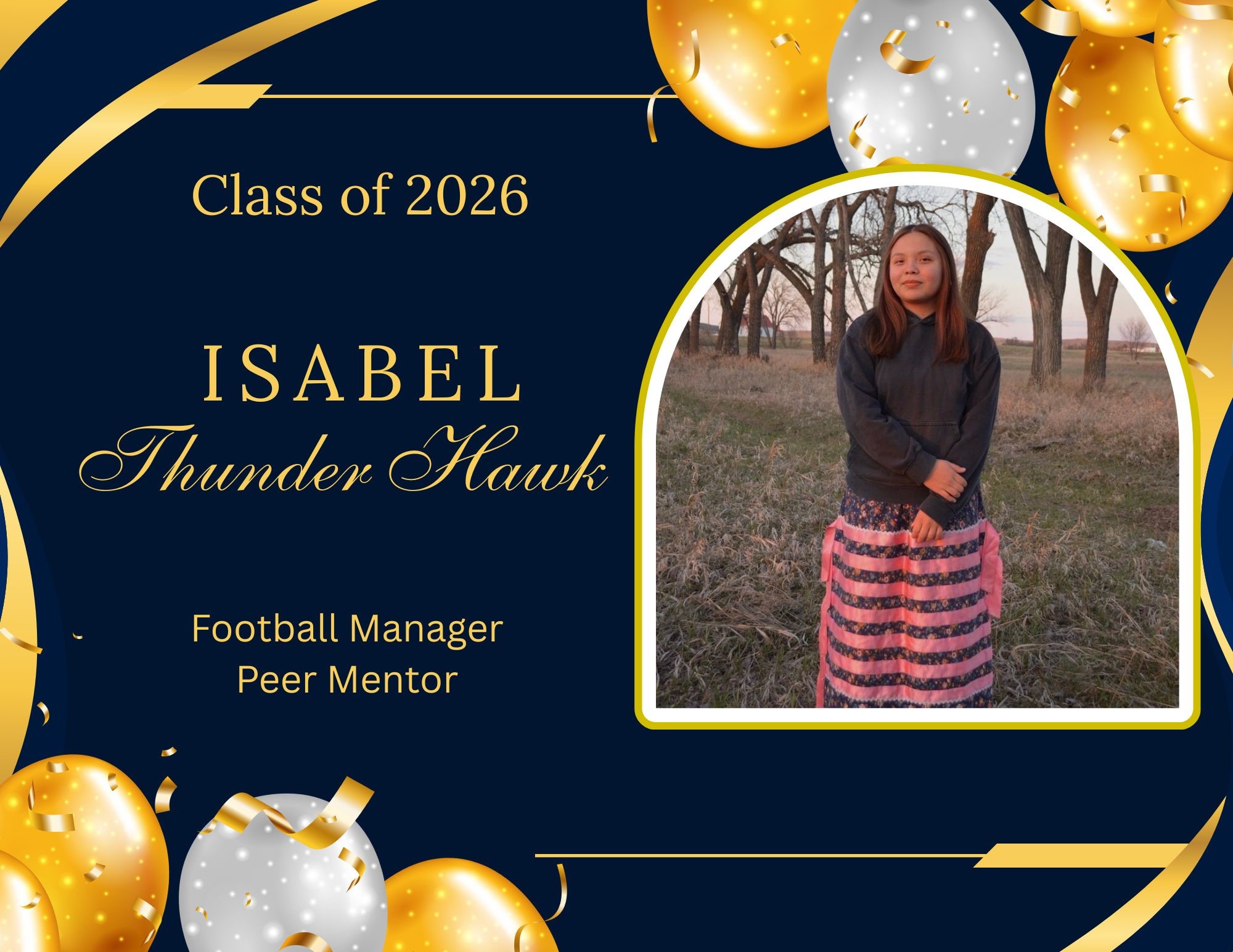 Senior Spotlight: Isabel Thunder Hawk 