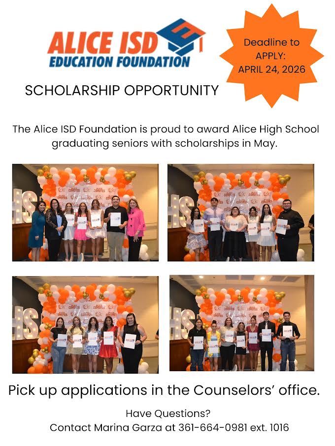Education Foundation Scholarships deadline April 24, 2026.