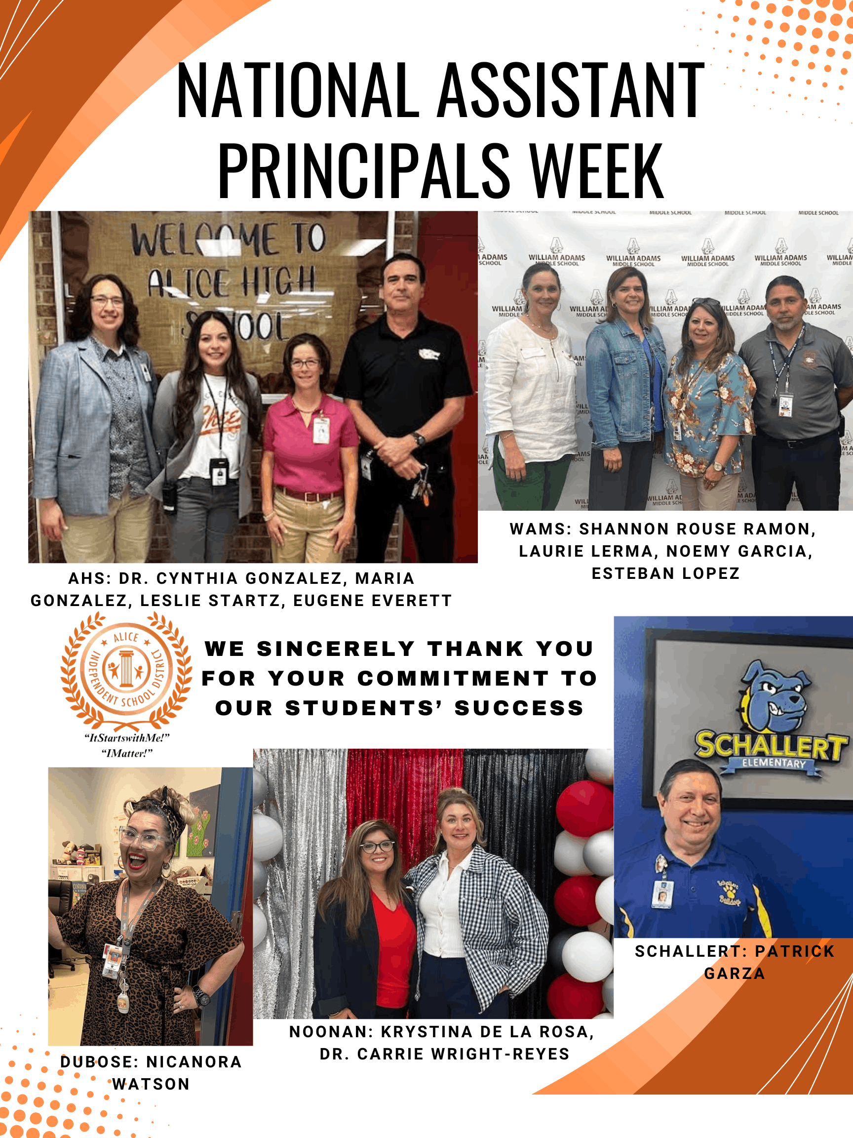 Assistant Principals Week April 6 - 10