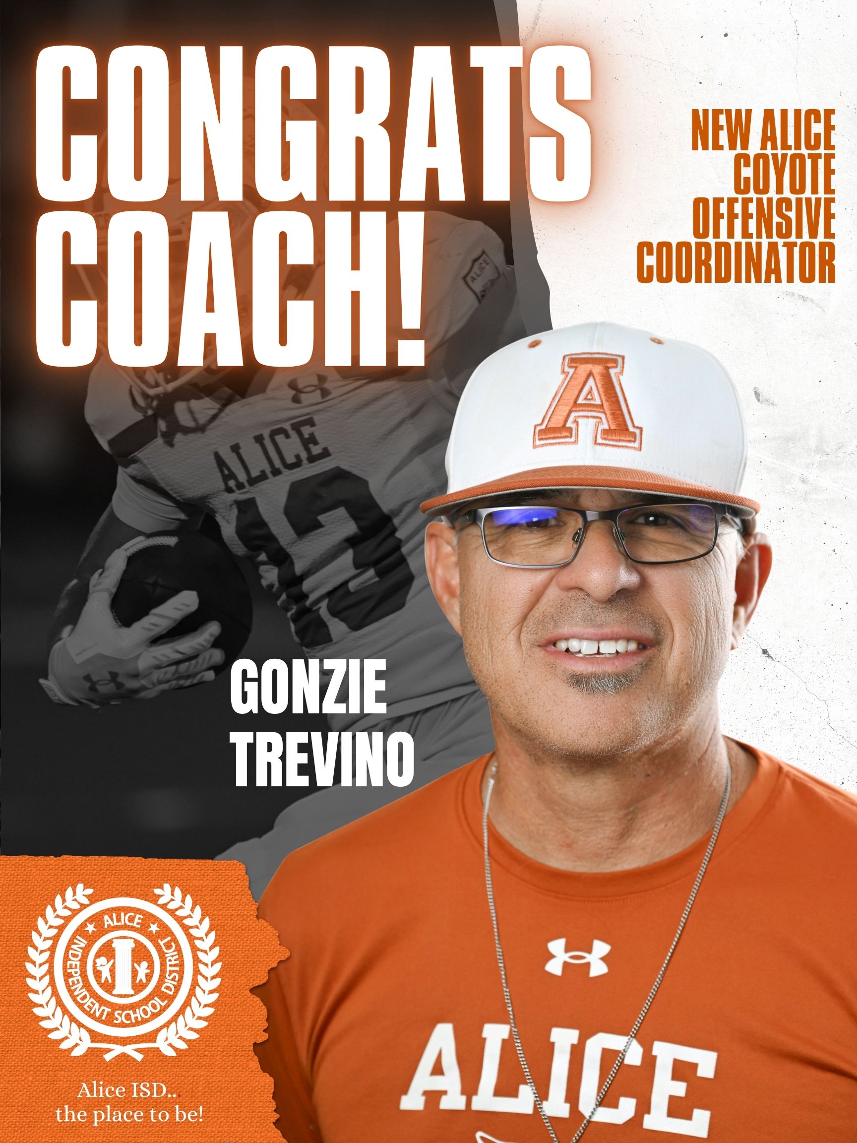 Gonzie Trevino new offensive coordinator for football