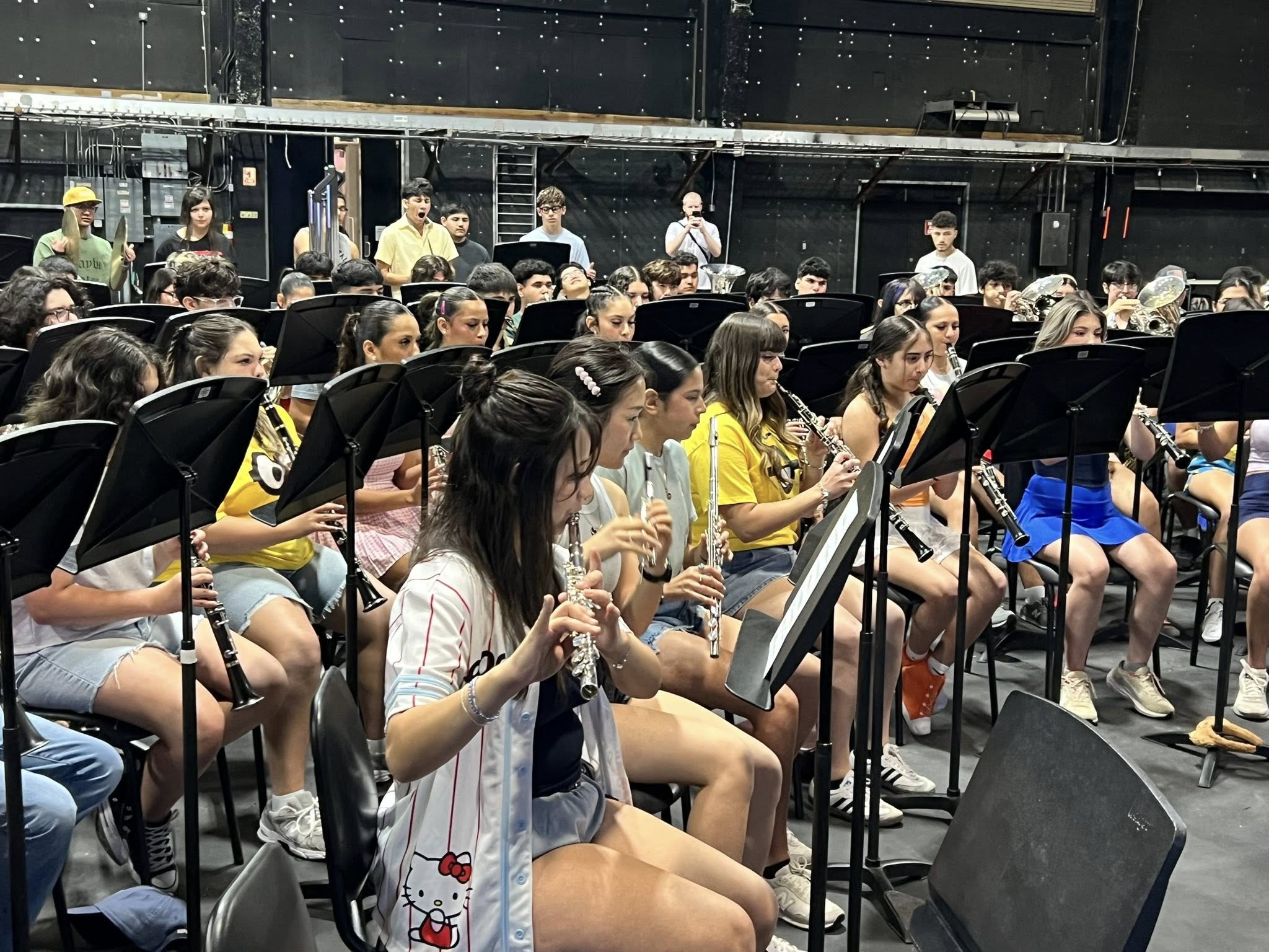 Band rehearsal in Florida