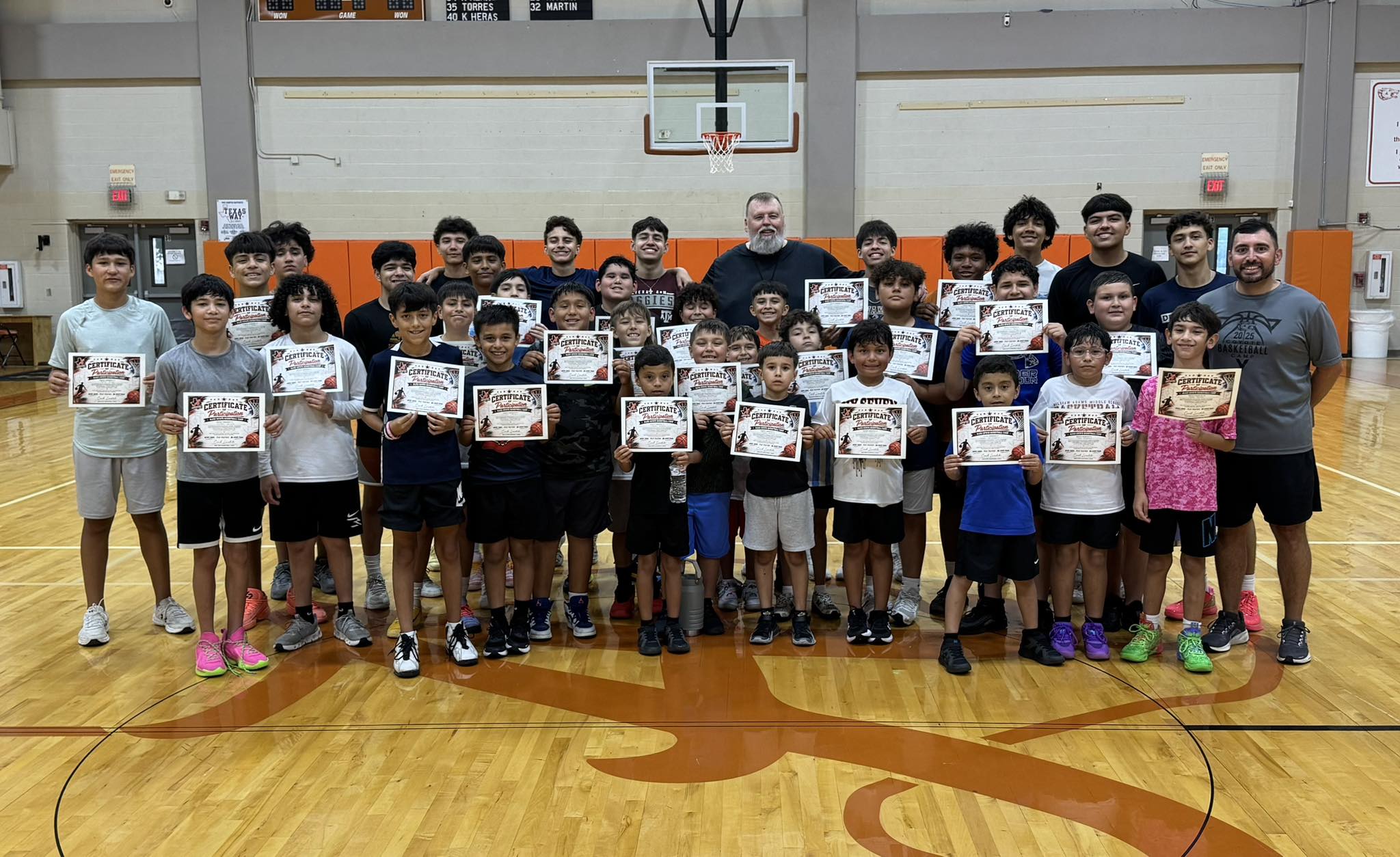 Boys basketball camp