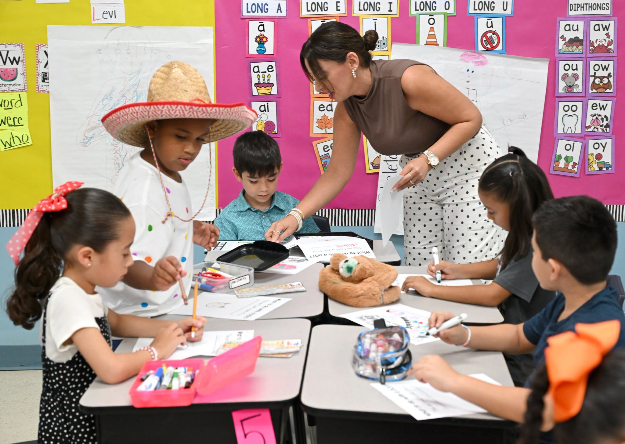 Dubose classroom celebrating Hispanic Heritage Month