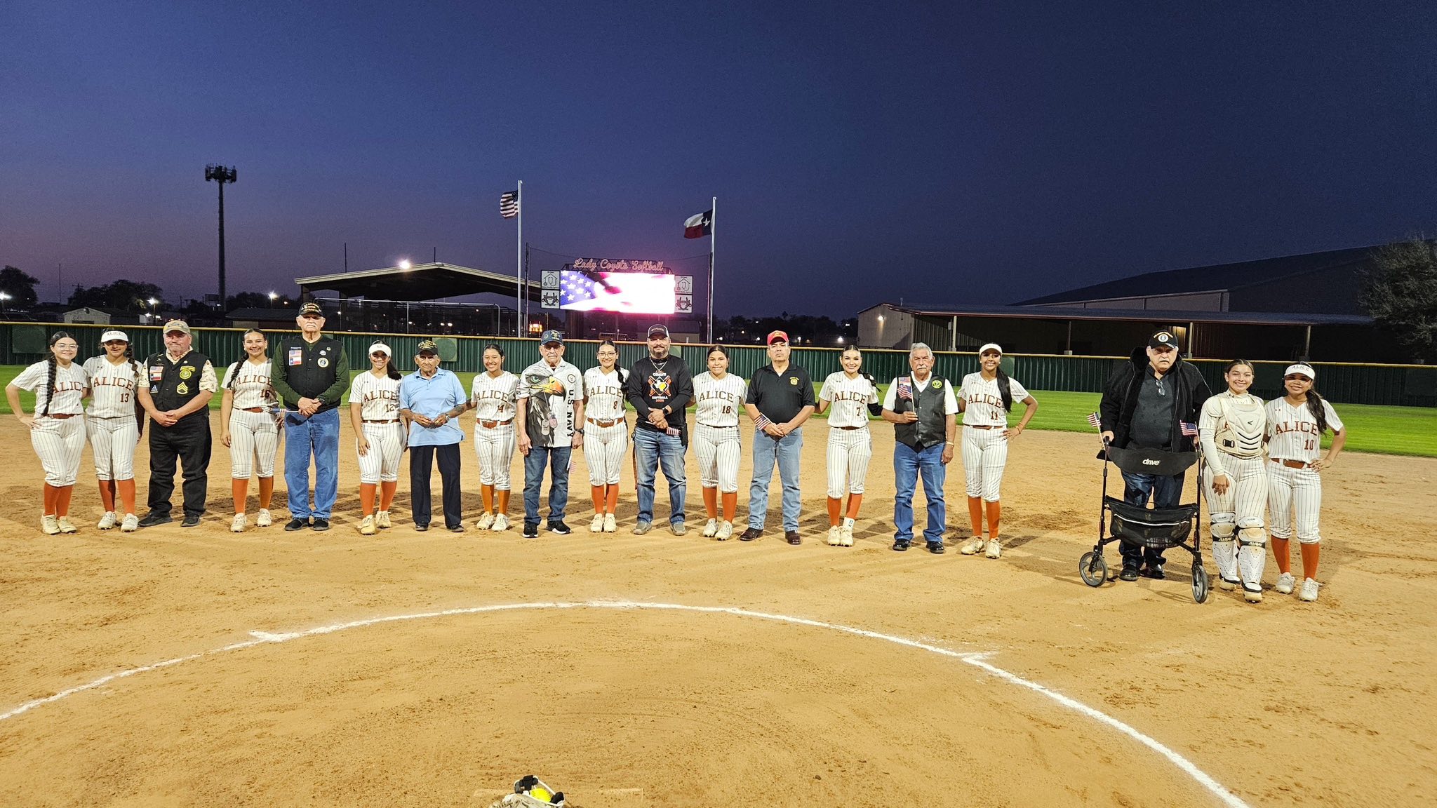 Military Appreciation at Softball