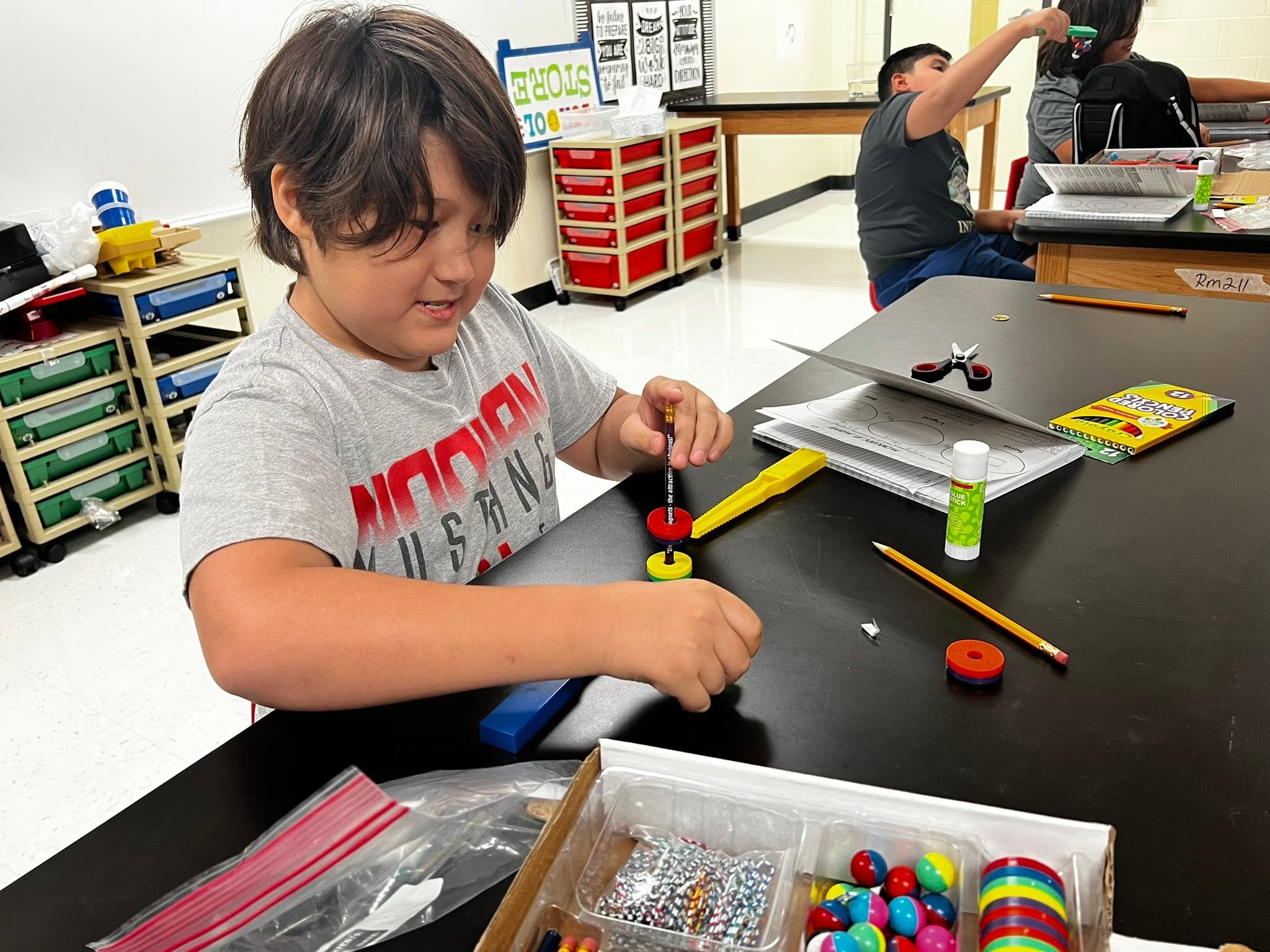 Science Camp with magnets