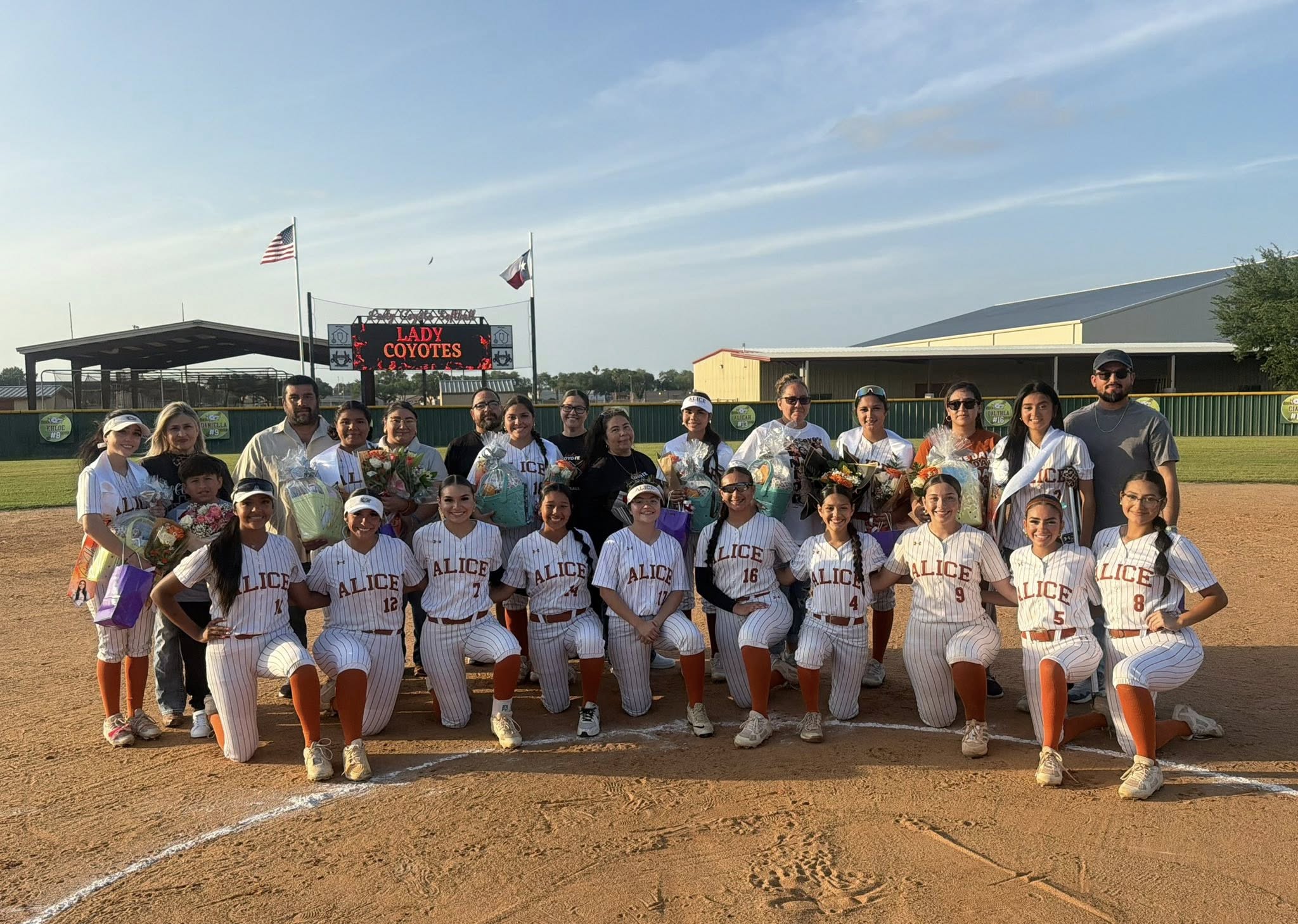 Softball senior night