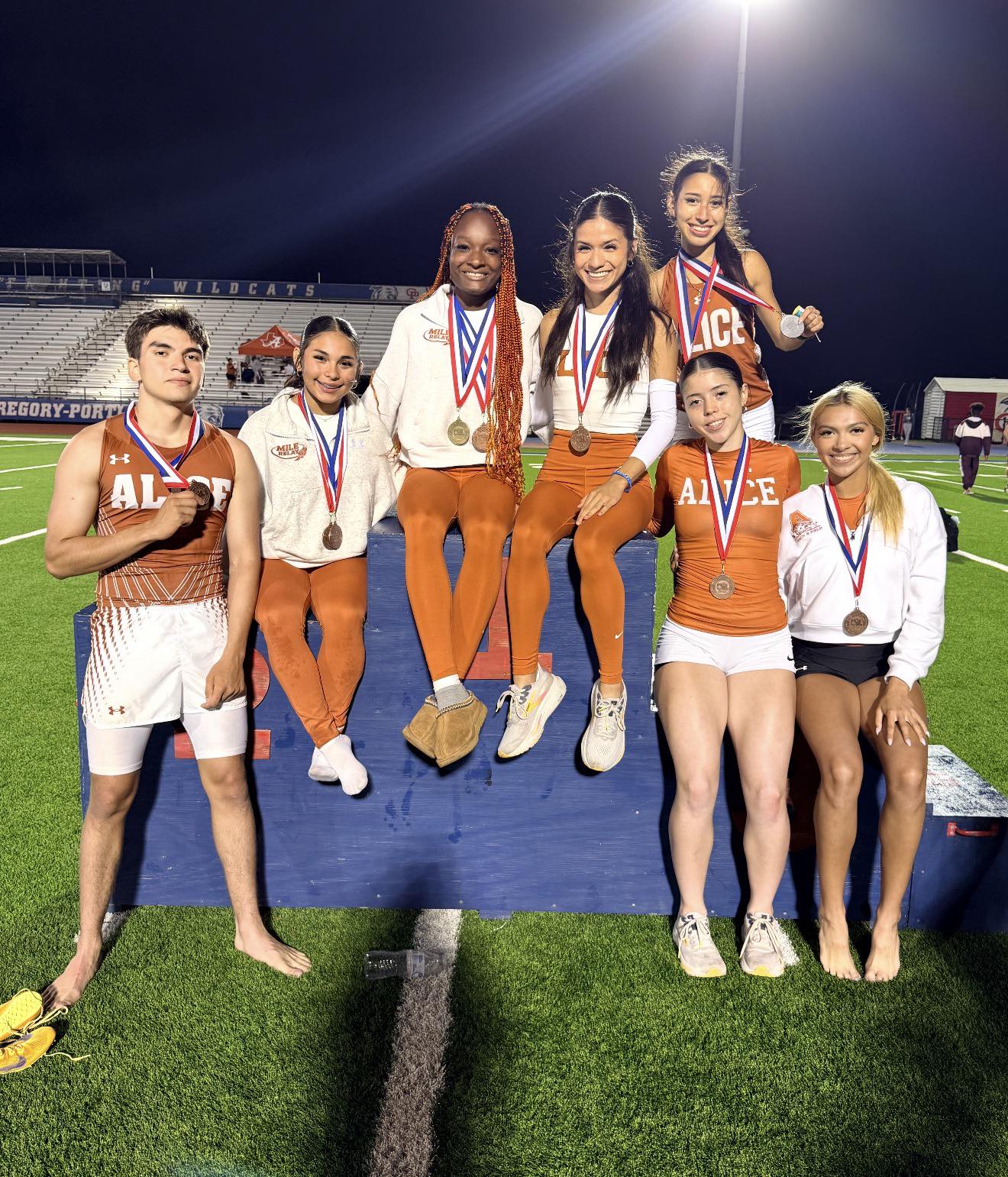 Track and Field adances to Area