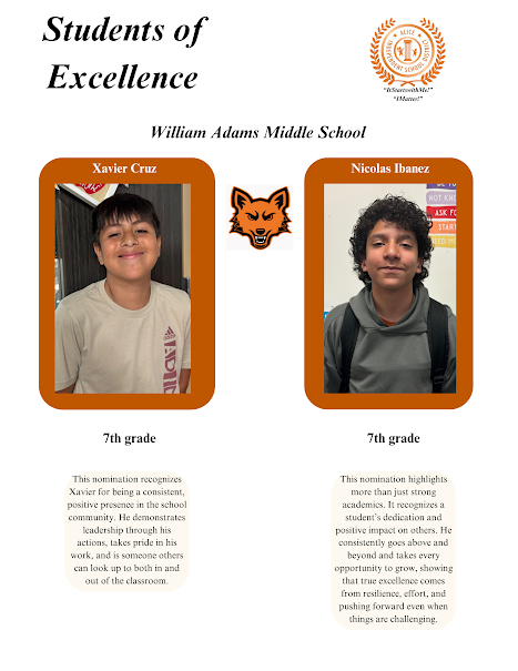 WAMS student of Excellence