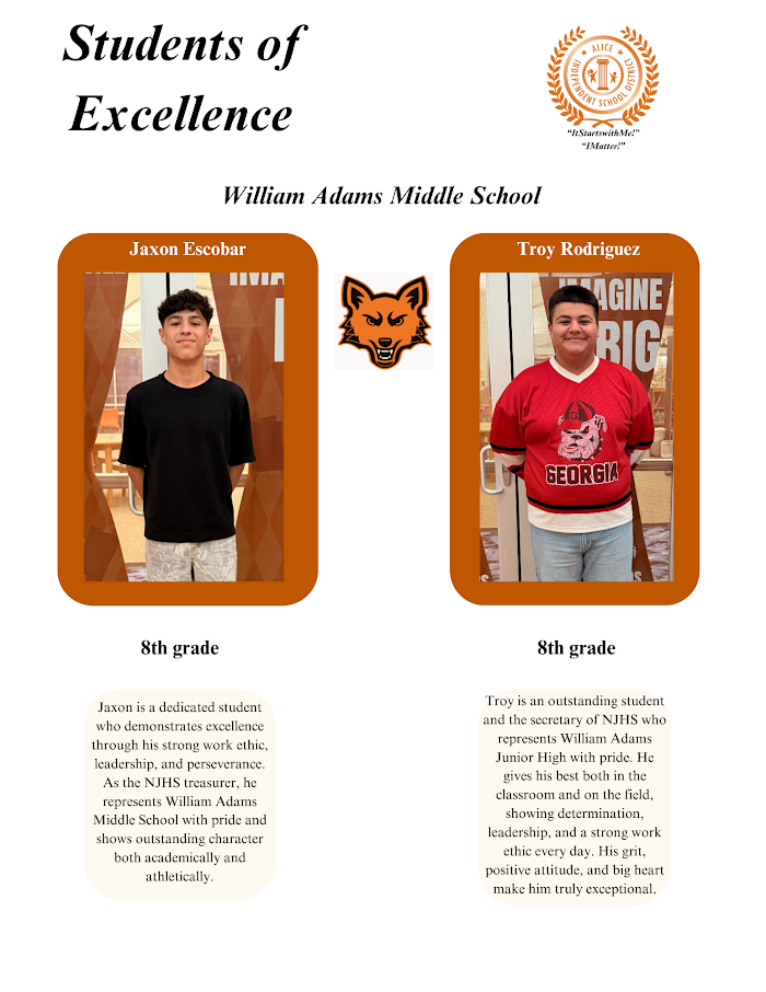 WAMS student of Excellence