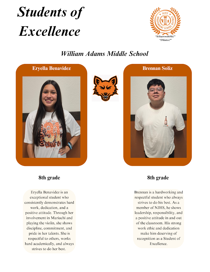 WAMS student of Excellence