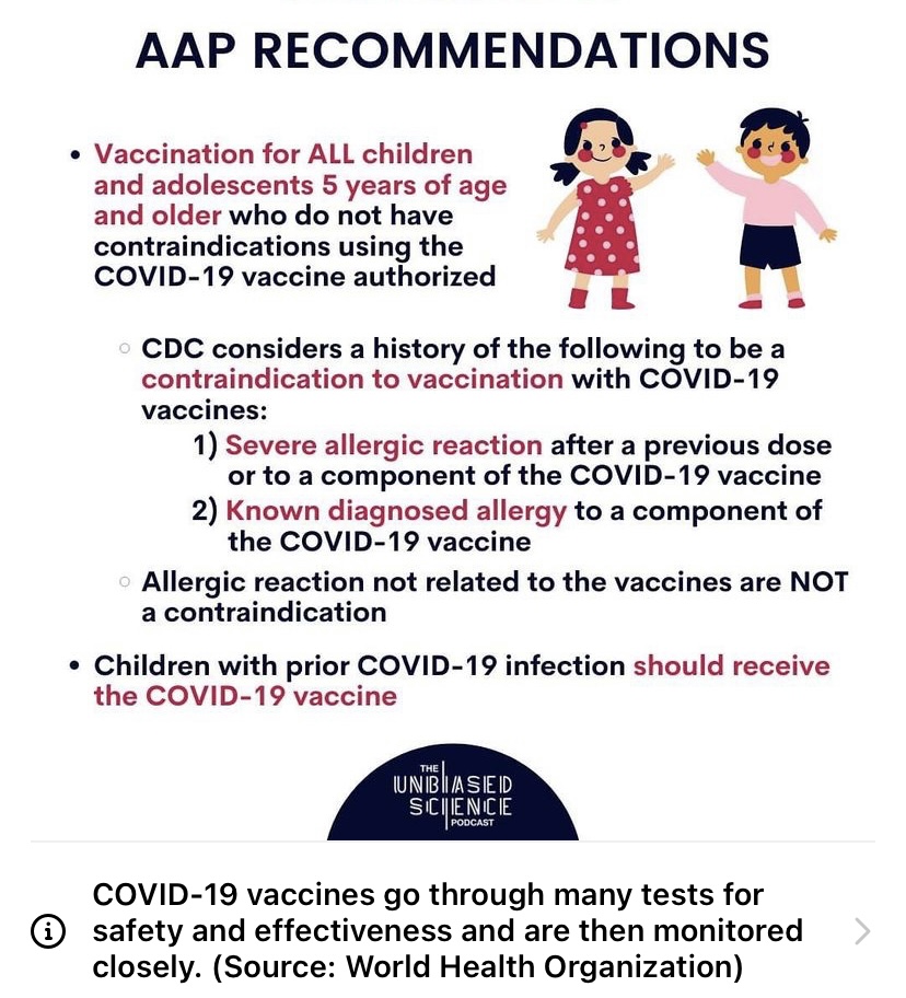 AAP recommendations