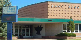 East High school main entrance to use when entering during school hours