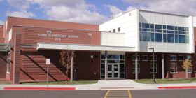 Goins Elementary main entrance to use when entering during school hours