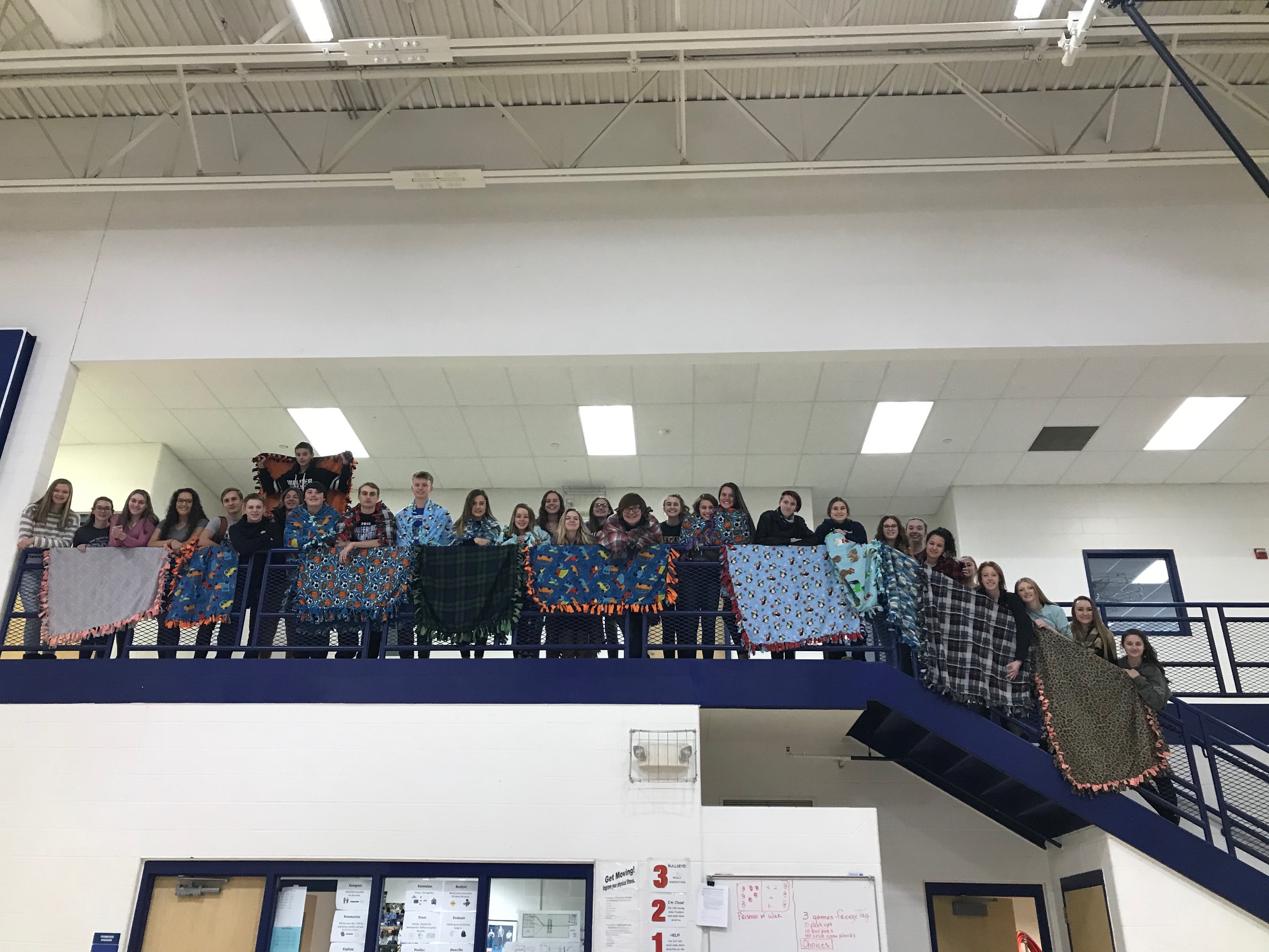 Homemade Fleece Blankets Donated