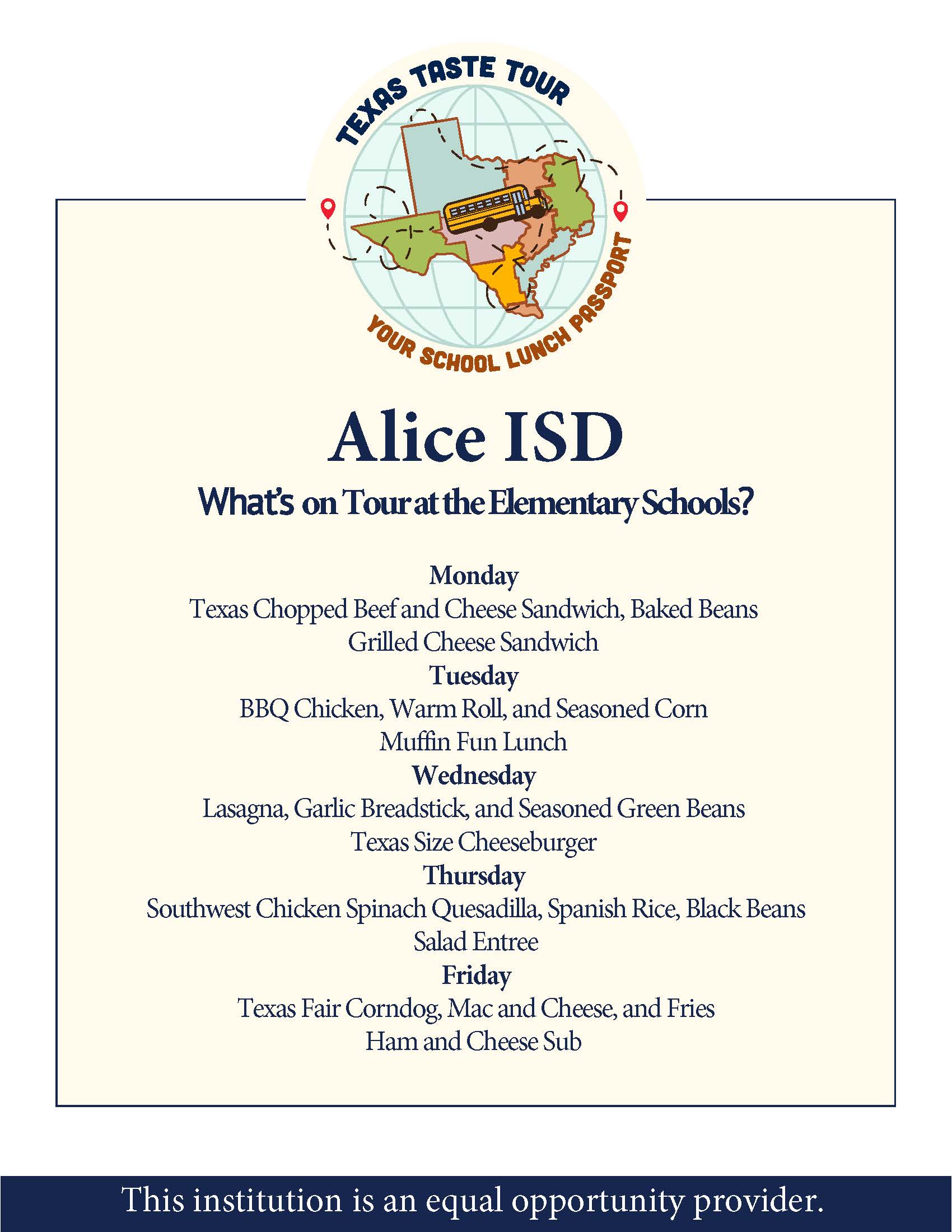 Texas tour elementary