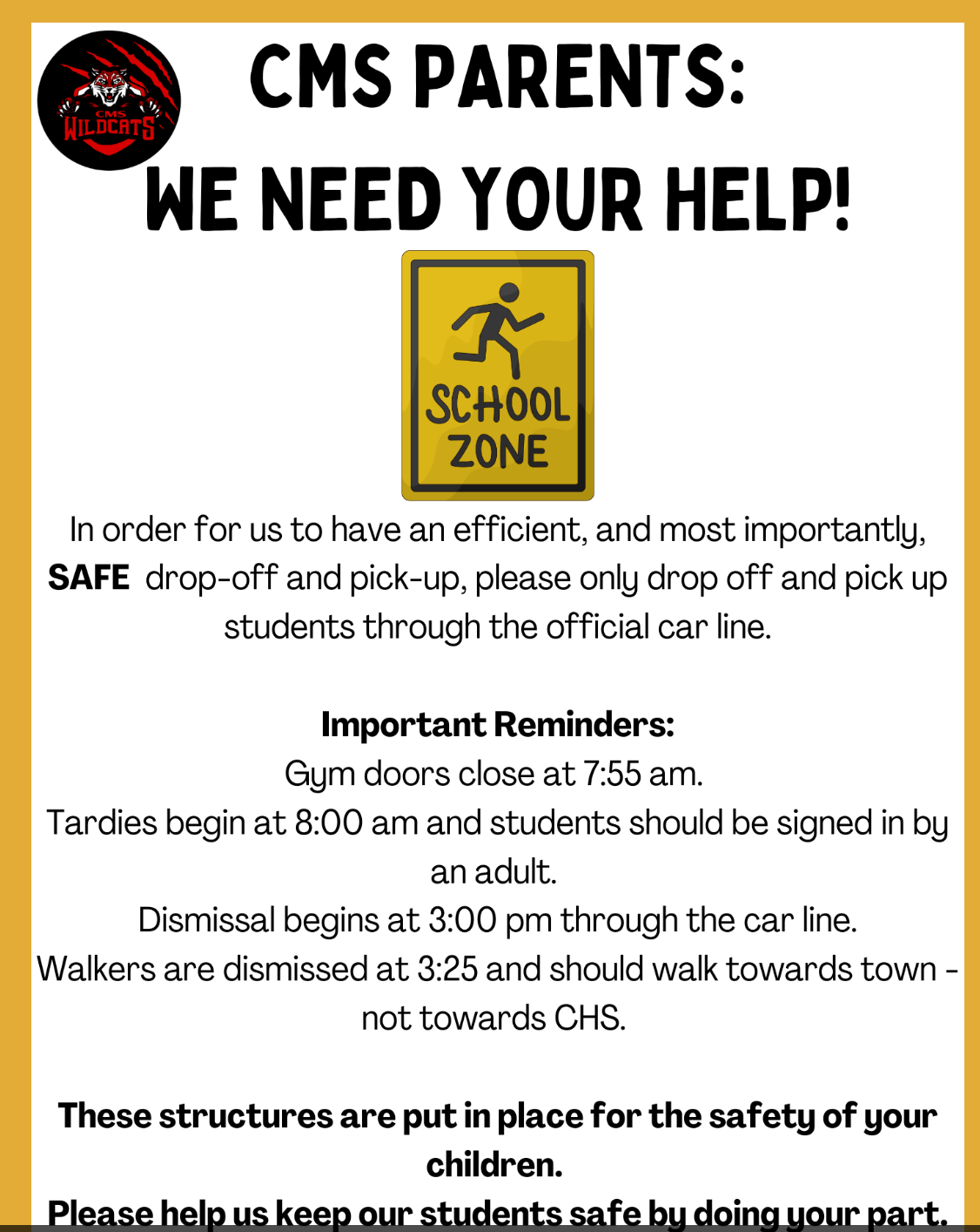 Need your help bulletin