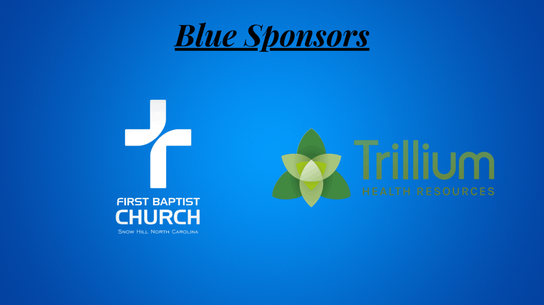 Blue Sponsors