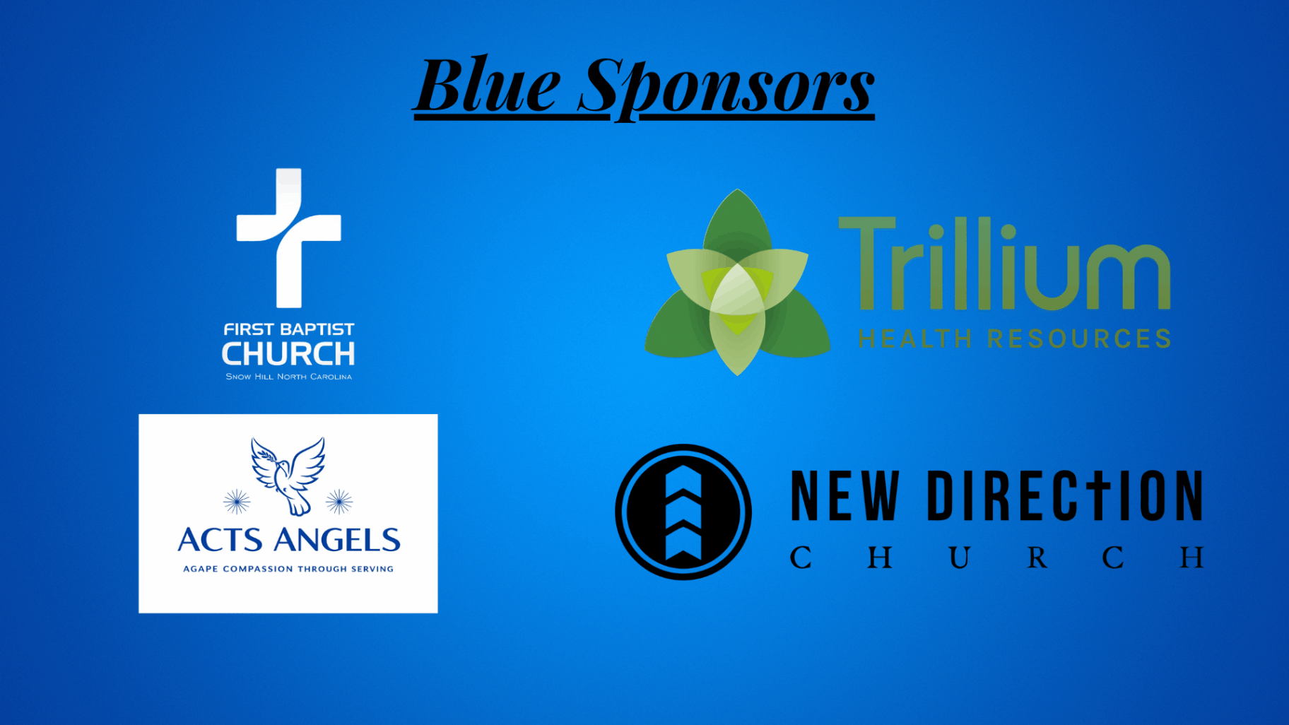 Blue Sponsors