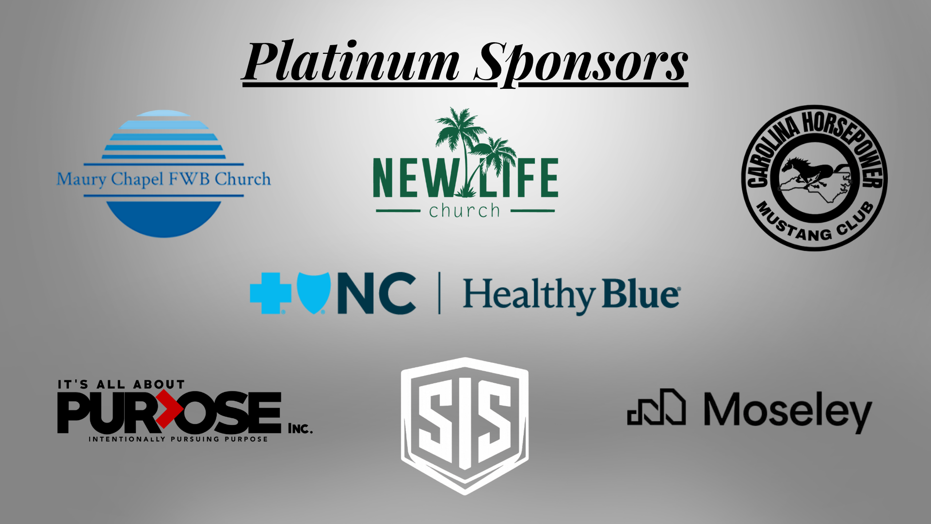 Platinum Sponsors