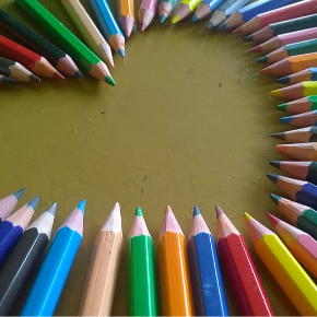 colored pencils