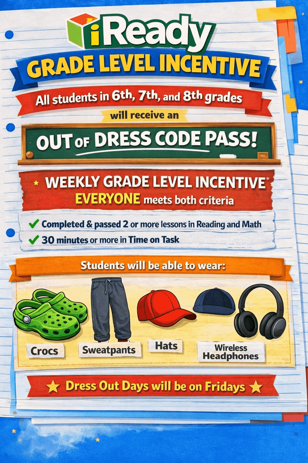 iReady Incentive Information Flyer