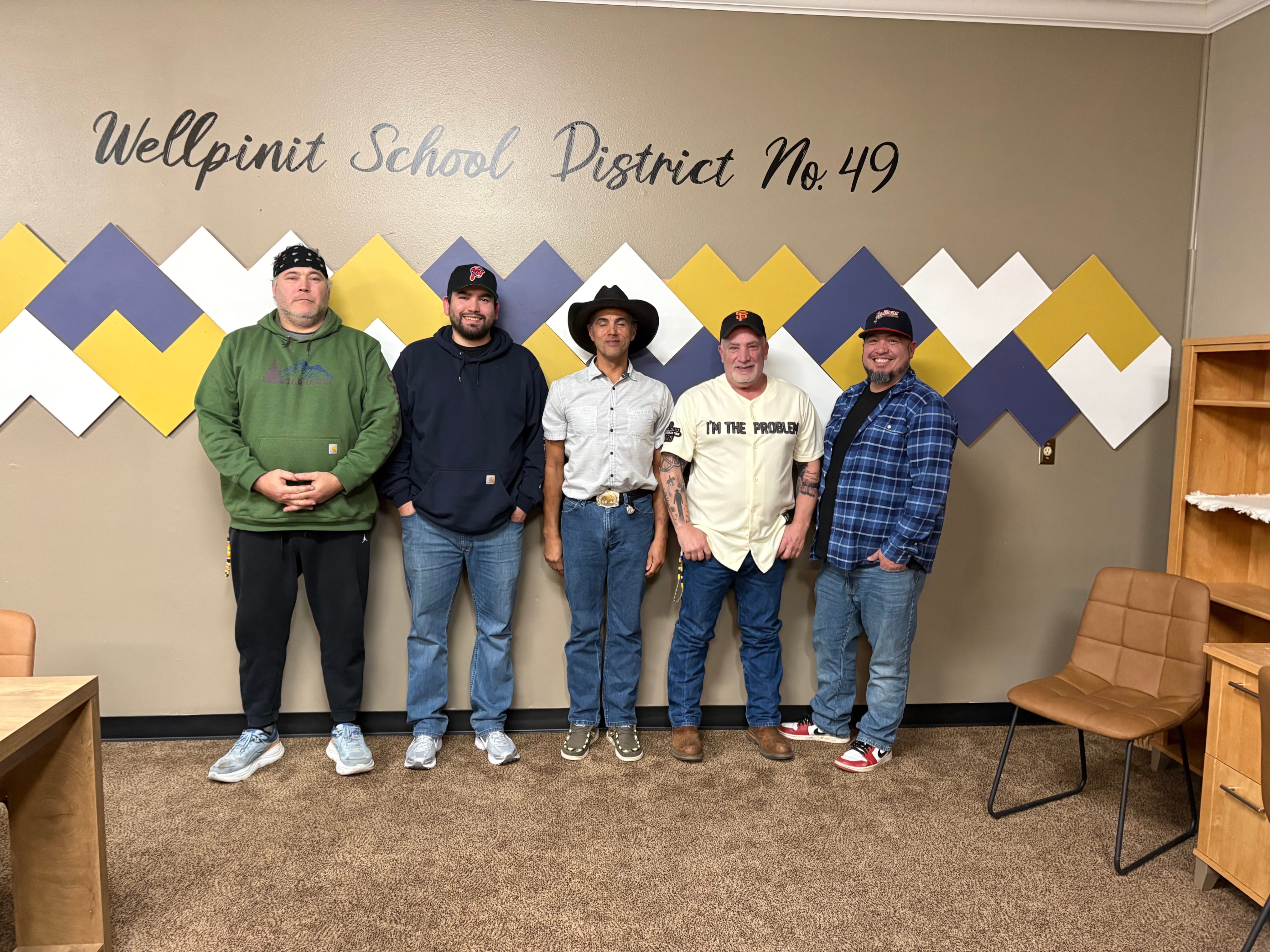 Board members posing for group photo
