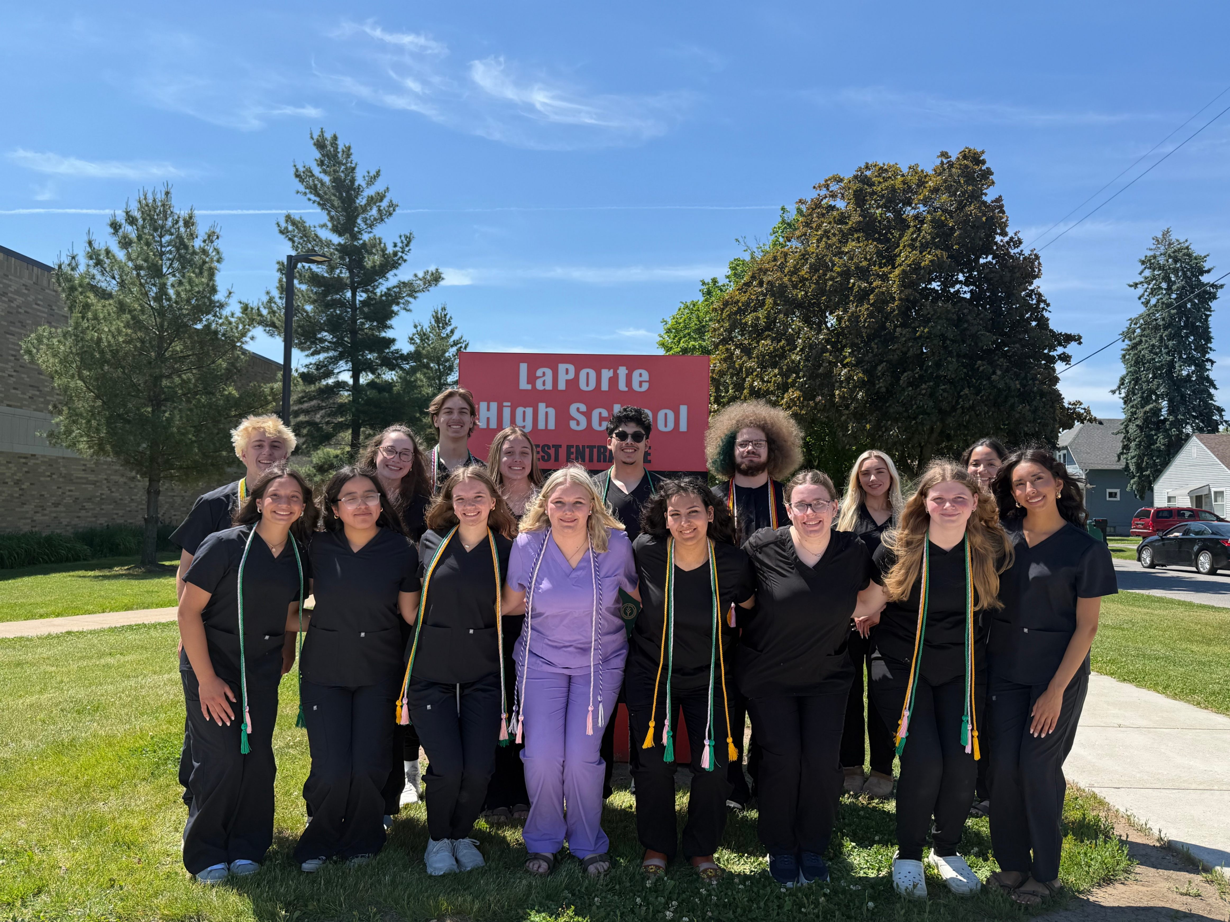 La Porte High School Health Careers Students Earn CNA Licenses
