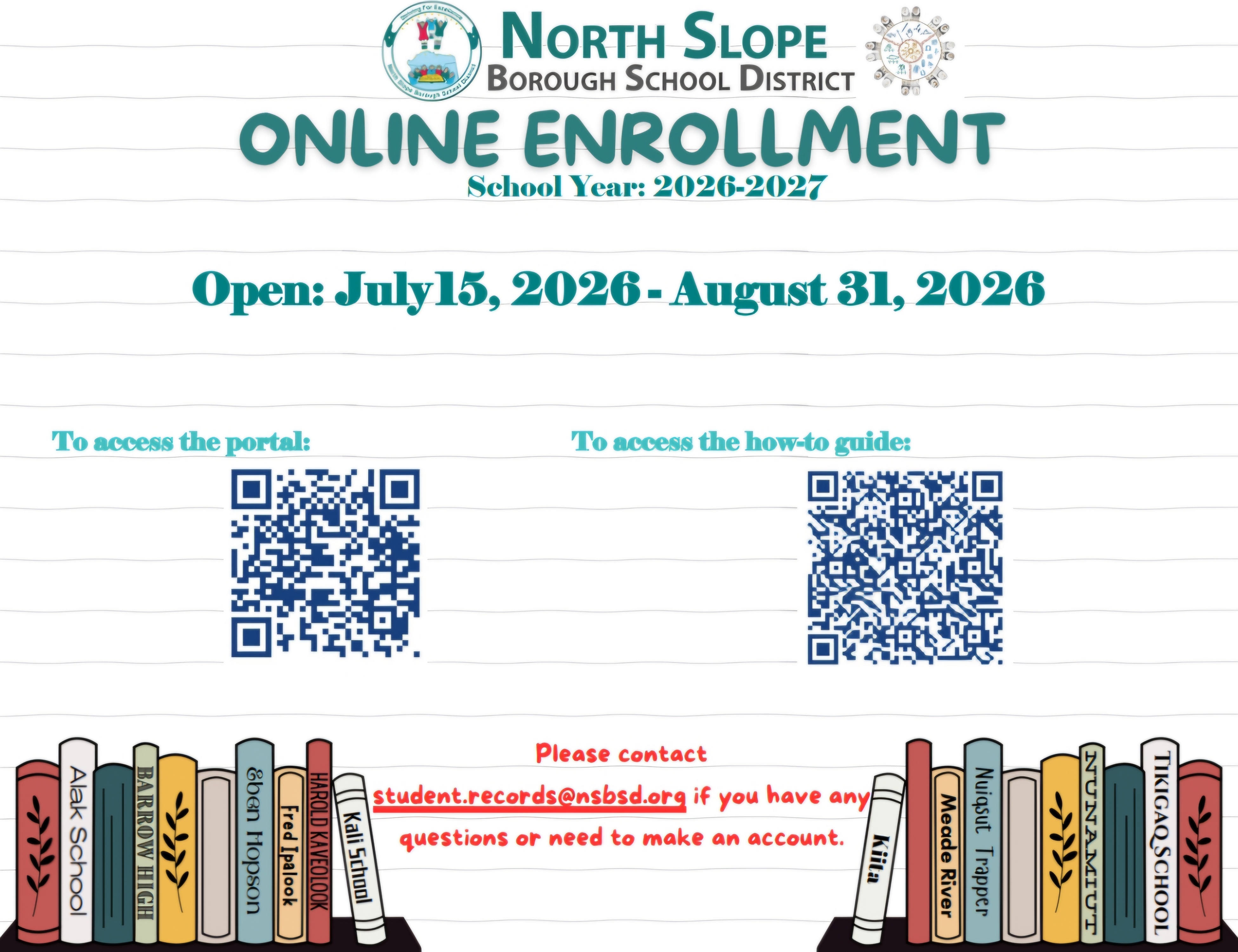 Online Enrollment Open!
