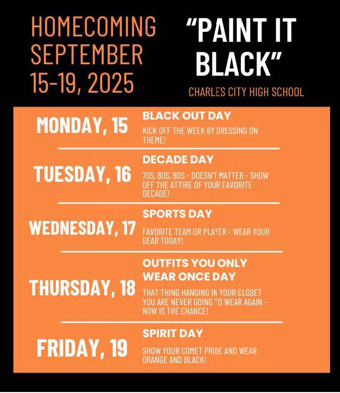 CCHS HOCO Dress Up Days
